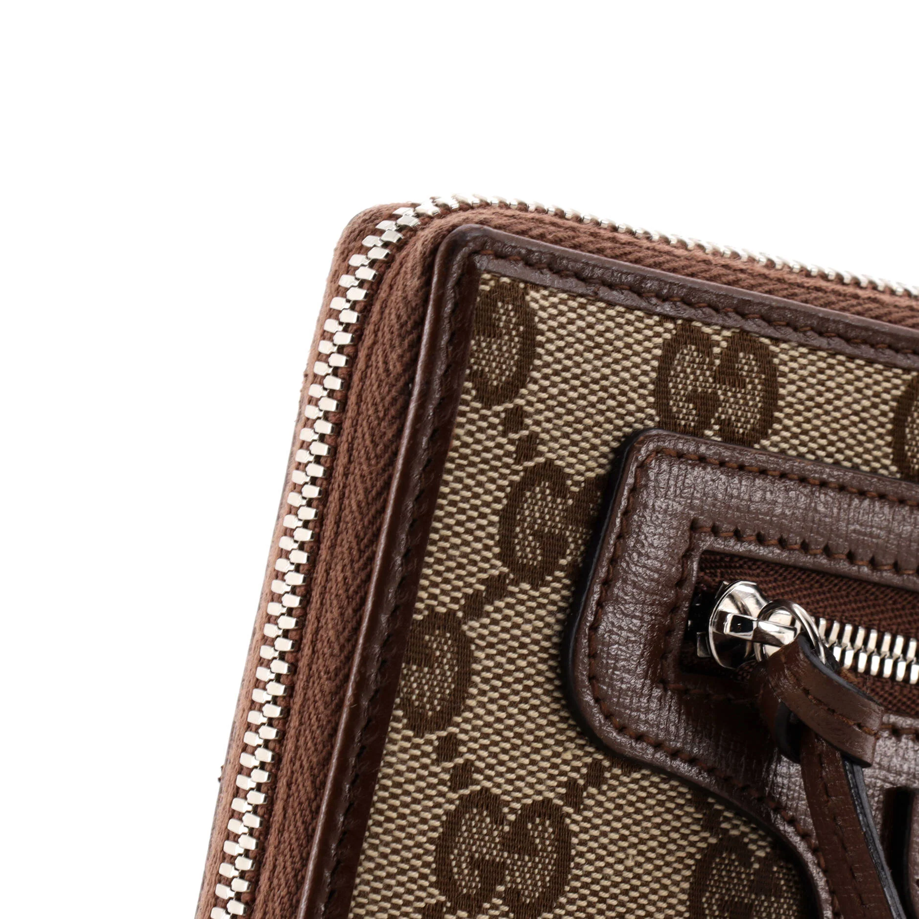 x Gucci The Hacker Project Neo Classic Zip Wallet GG Canvas Long - Image 6