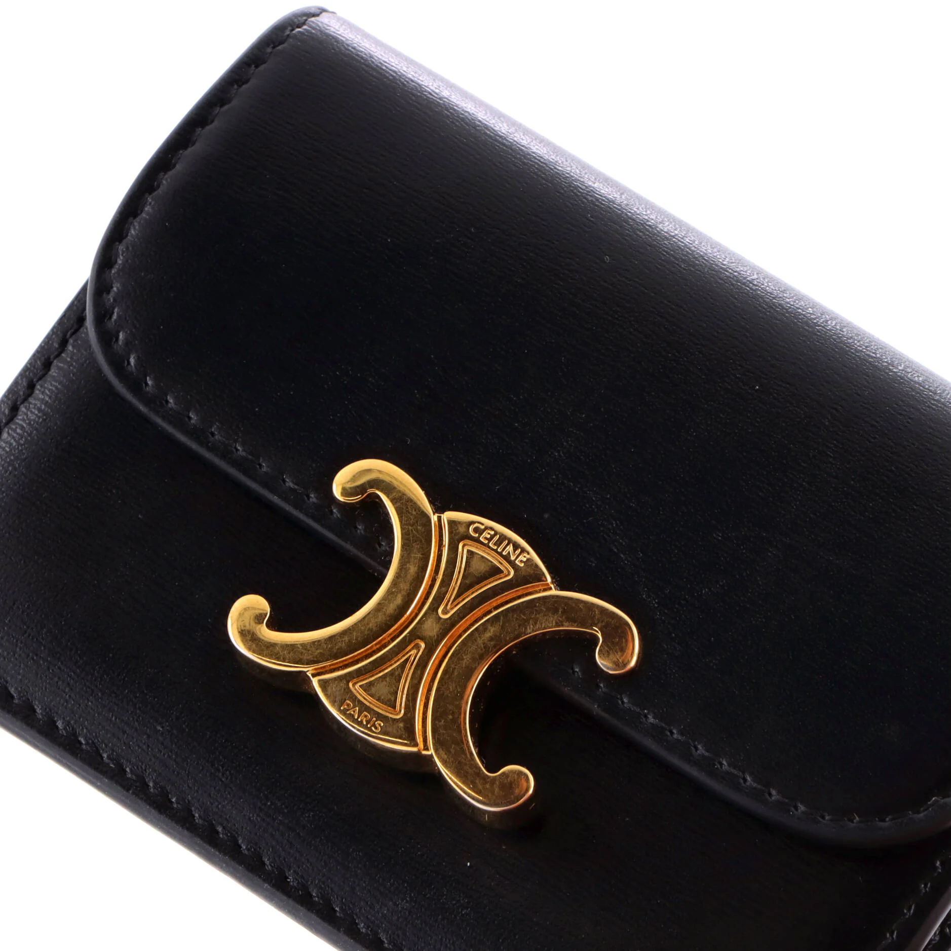 Triomphe Card Case Leather - Image 7