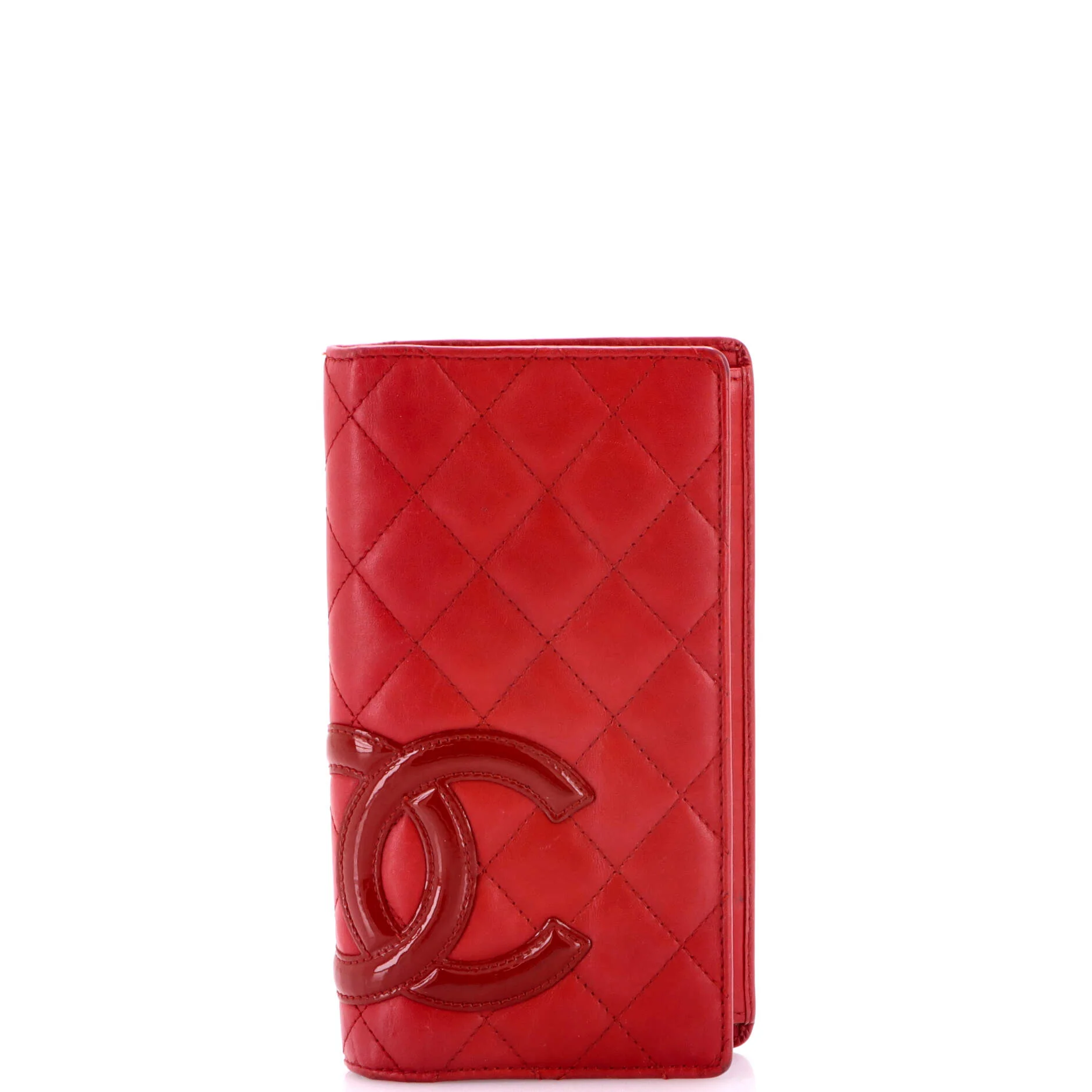 Cambon Bifold Wallet Quilted Lambskin Long