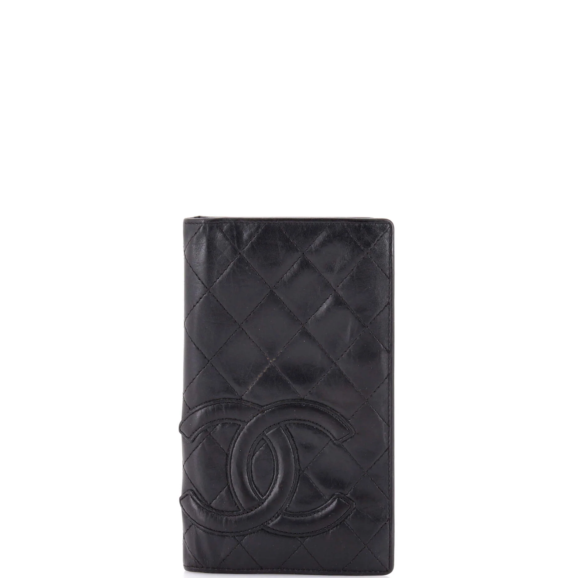 Cambon Bifold Wallet Quilted Lambskin Long