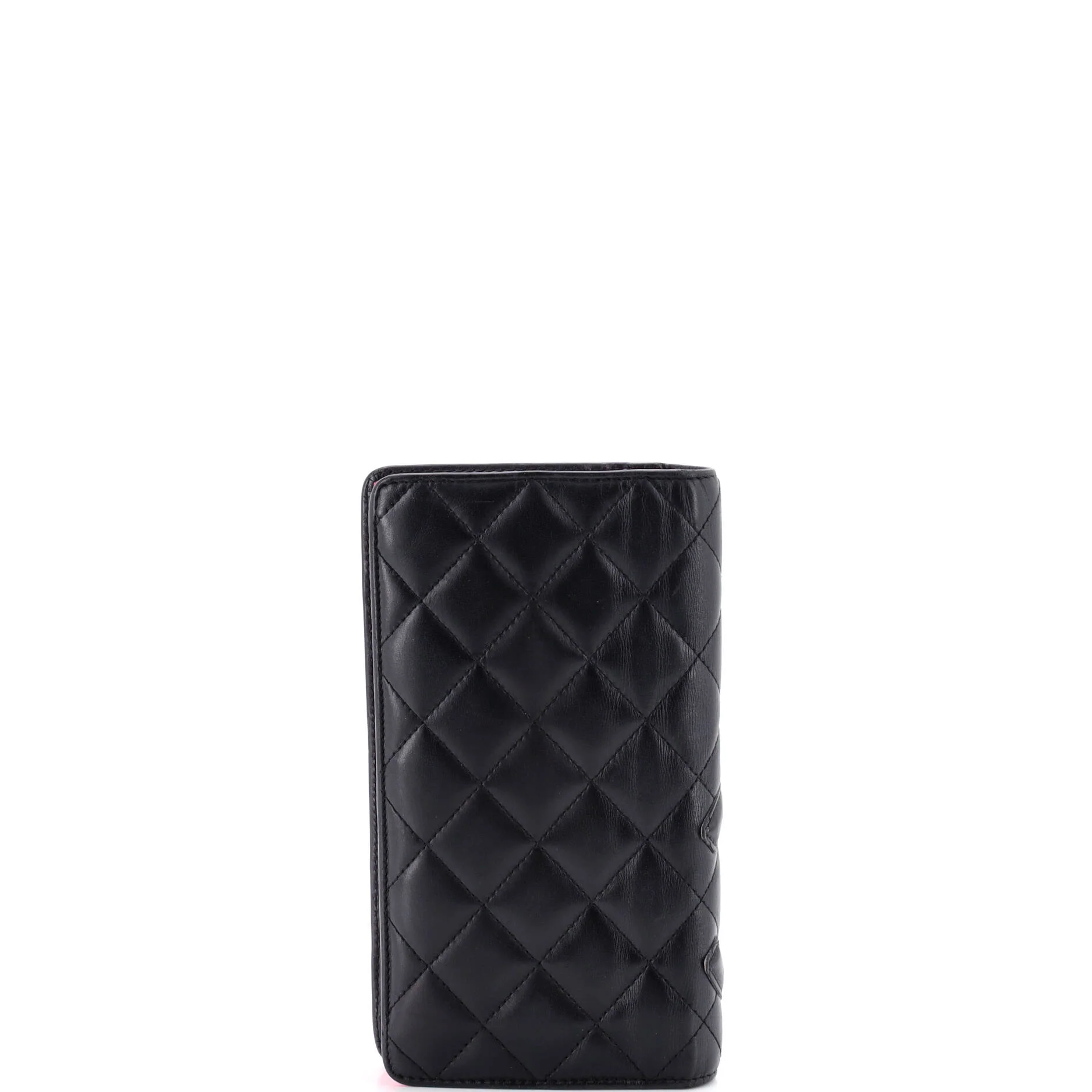 Cambon Bifold Wallet Quilted Lambskin Long - Image 3