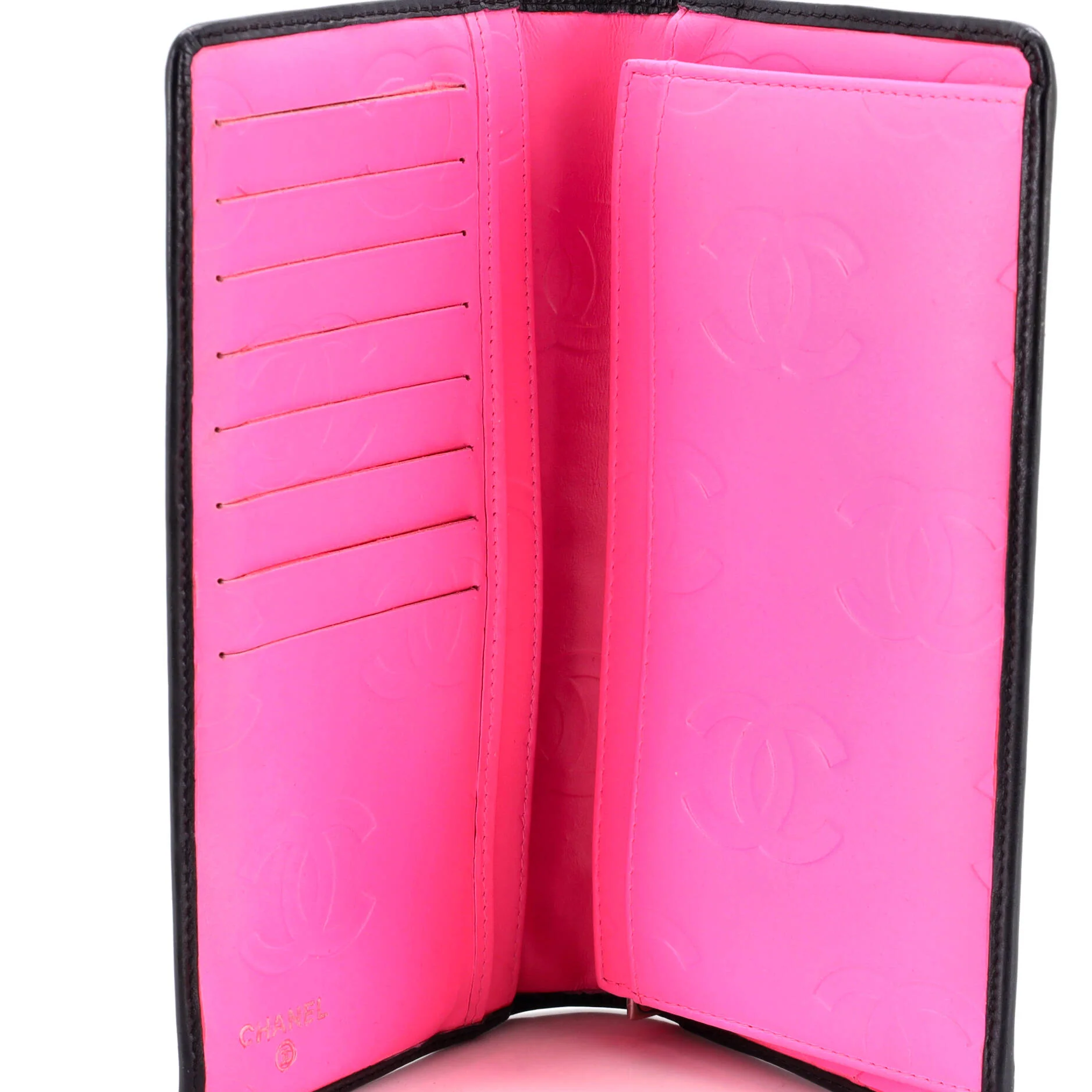 Cambon Bifold Wallet Quilted Lambskin Long - Image 5