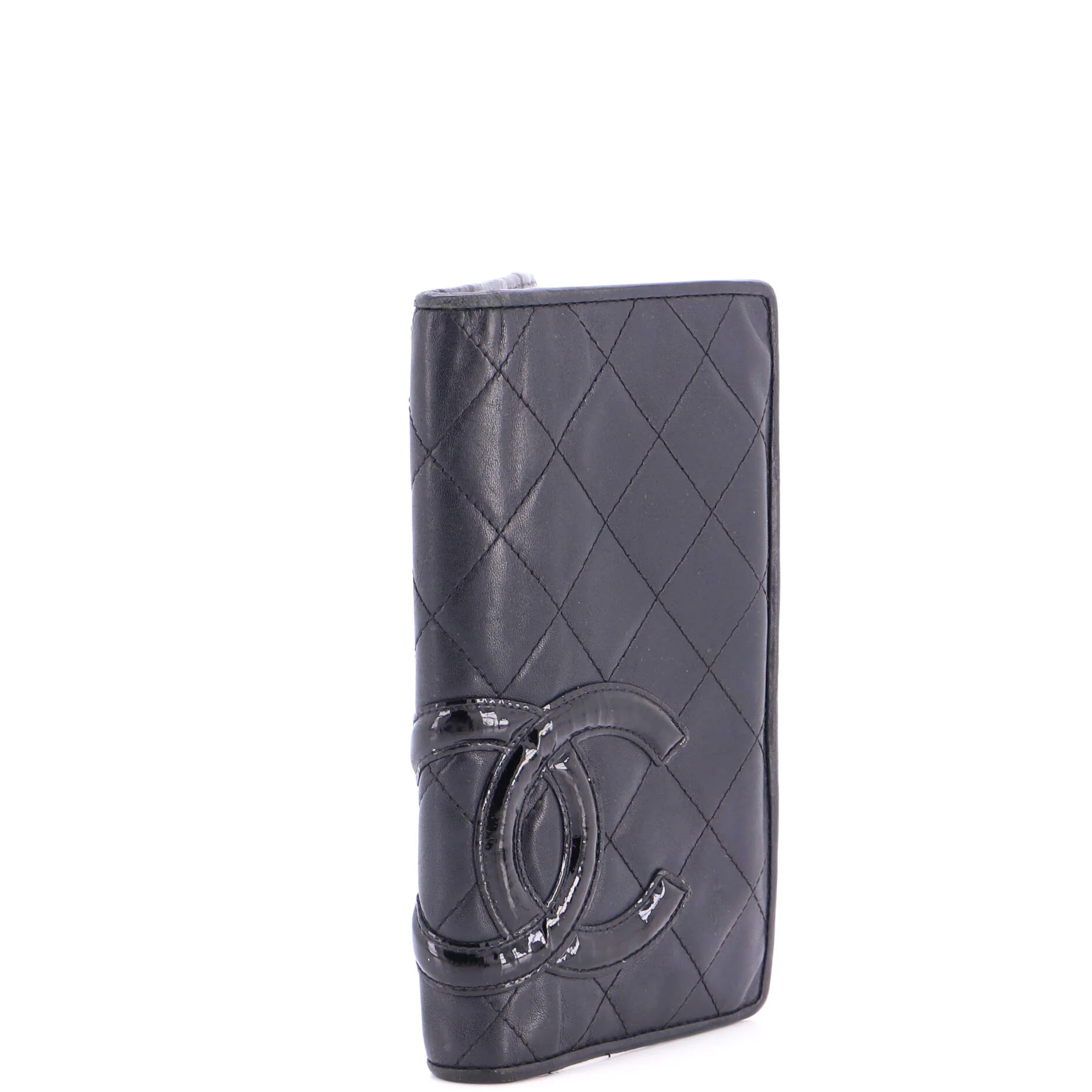 Cambon Bifold Wallet Quilted Lambskin Long - Image 2
