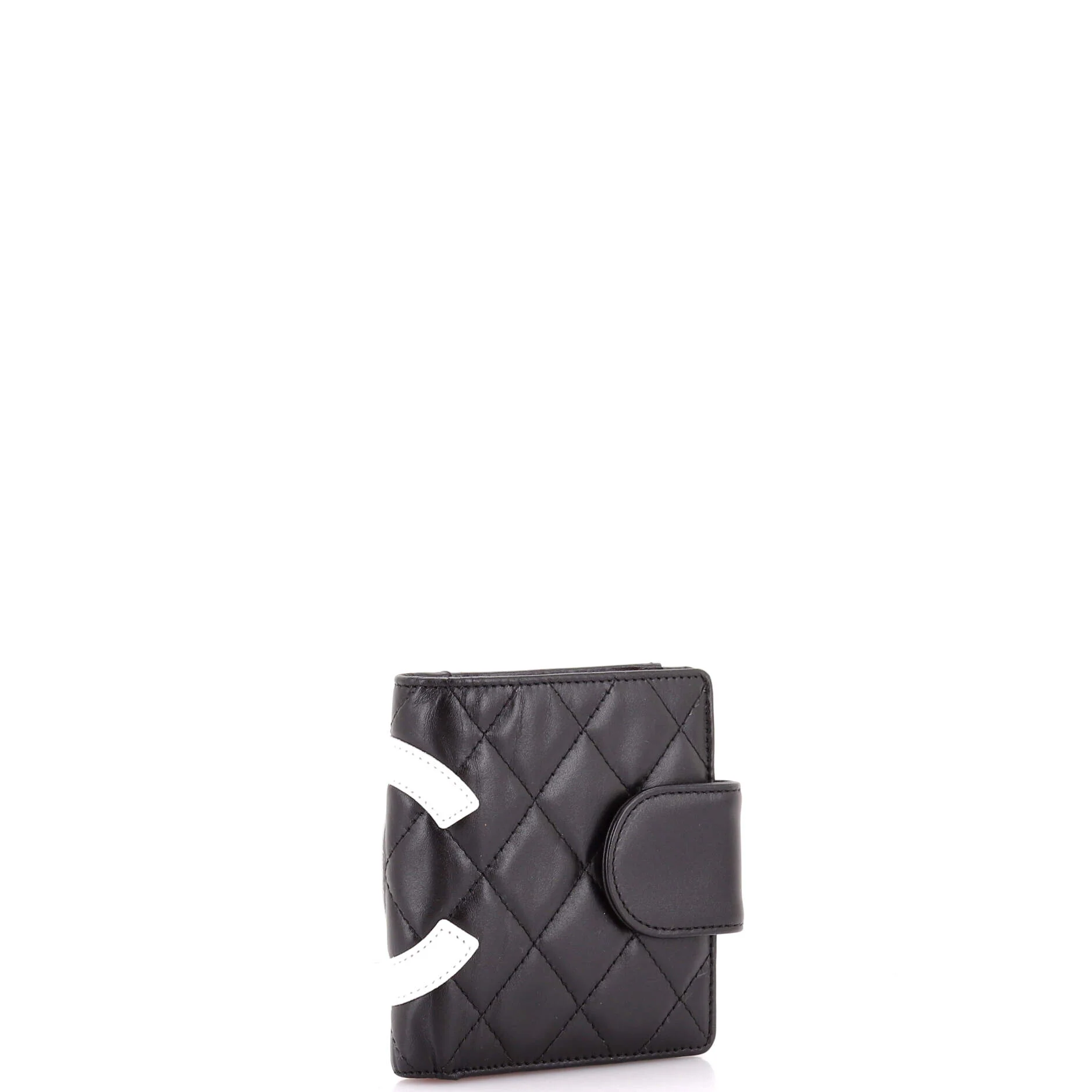 Cambon Compact Wallet Quilted Lambskin - Image 3
