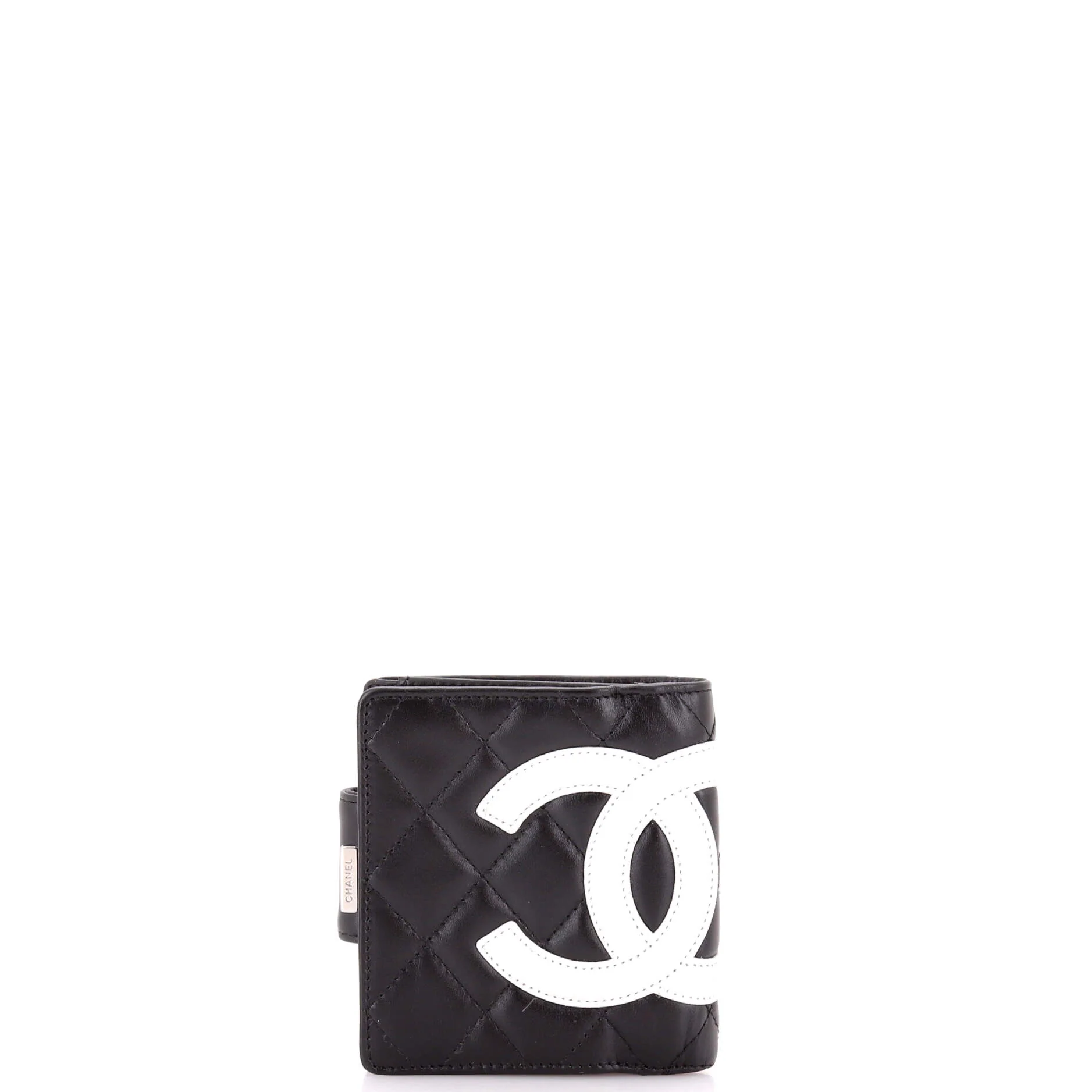 Cambon Compact Wallet Quilted Lambskin - Image 4