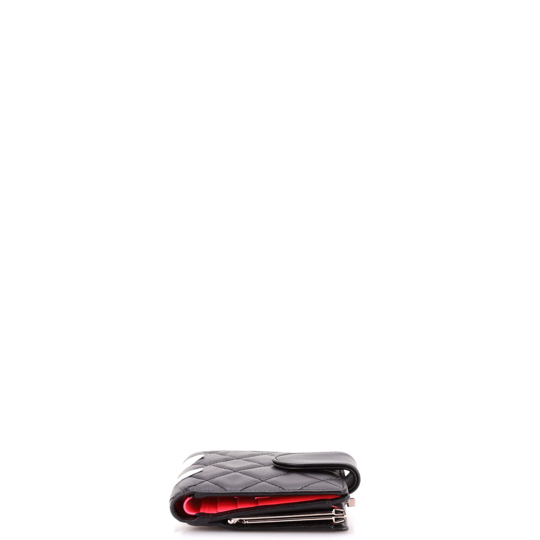 Cambon Compact Wallet Quilted Lambskin - Image 5