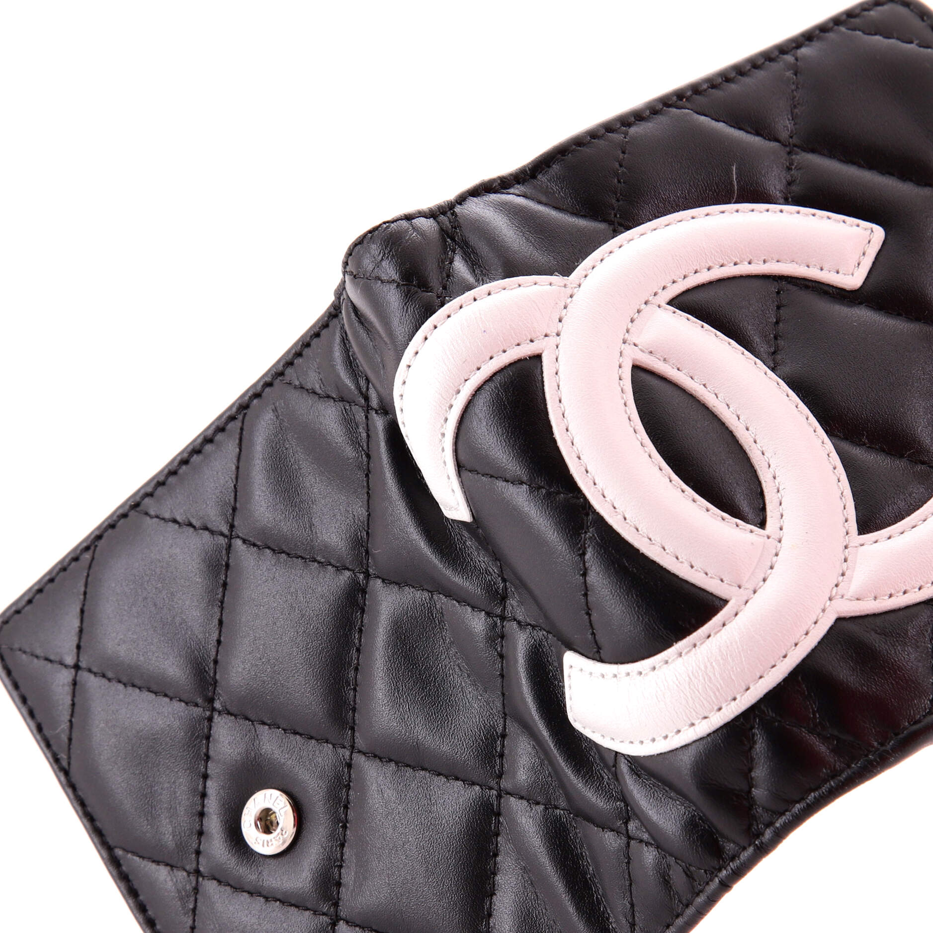 Cambon Compact Wallet Quilted Lambskin - Image 7