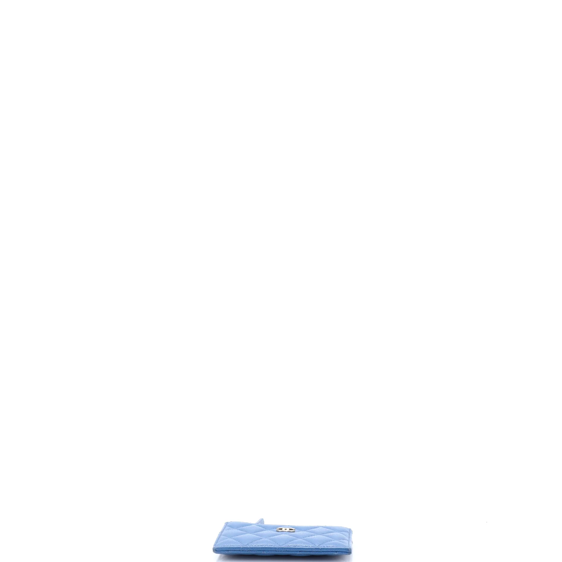 CC Zip Card Holder Quilted Caviar - Image 4