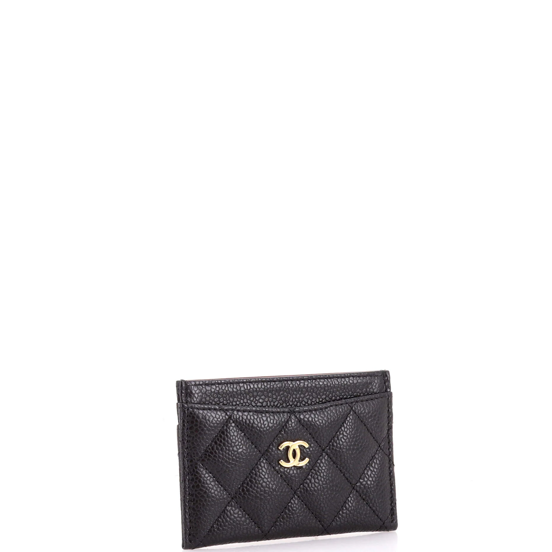 Classic Card Holder Quilted Caviar - Image 2