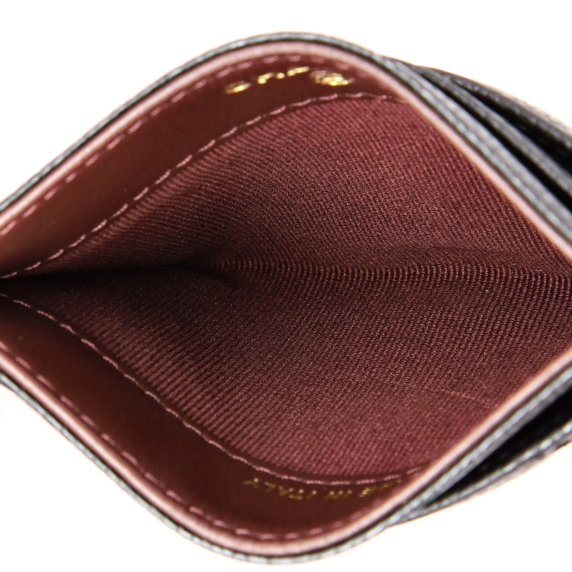 Classic Card Holder Quilted Caviar - Image 5