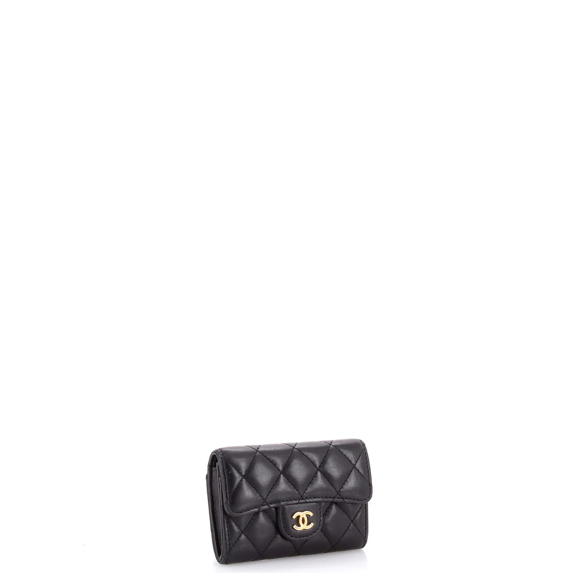 Classic Flap Card Case Quilted Lambskin - Image 2