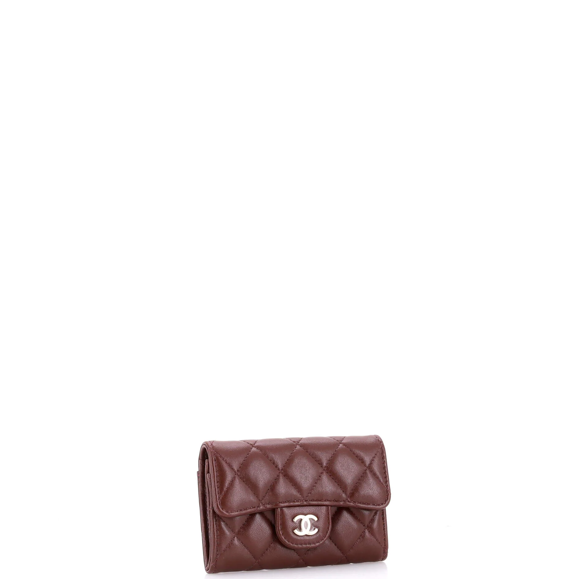 Classic Flap Card Case Quilted Lambskin - Image 2