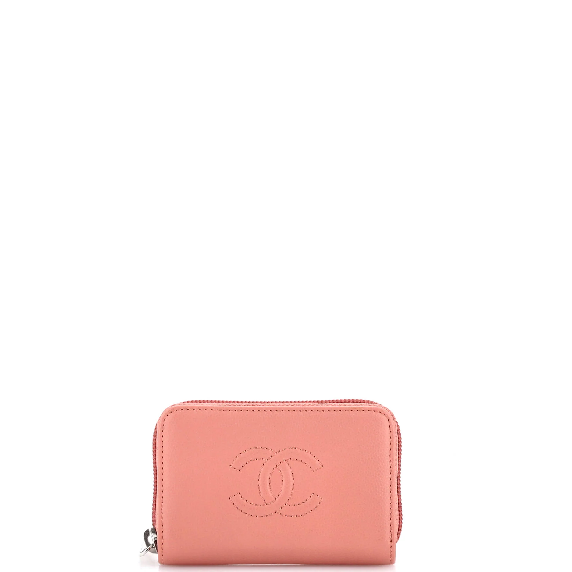 Timeless Zip Around Coin Purse Caviar