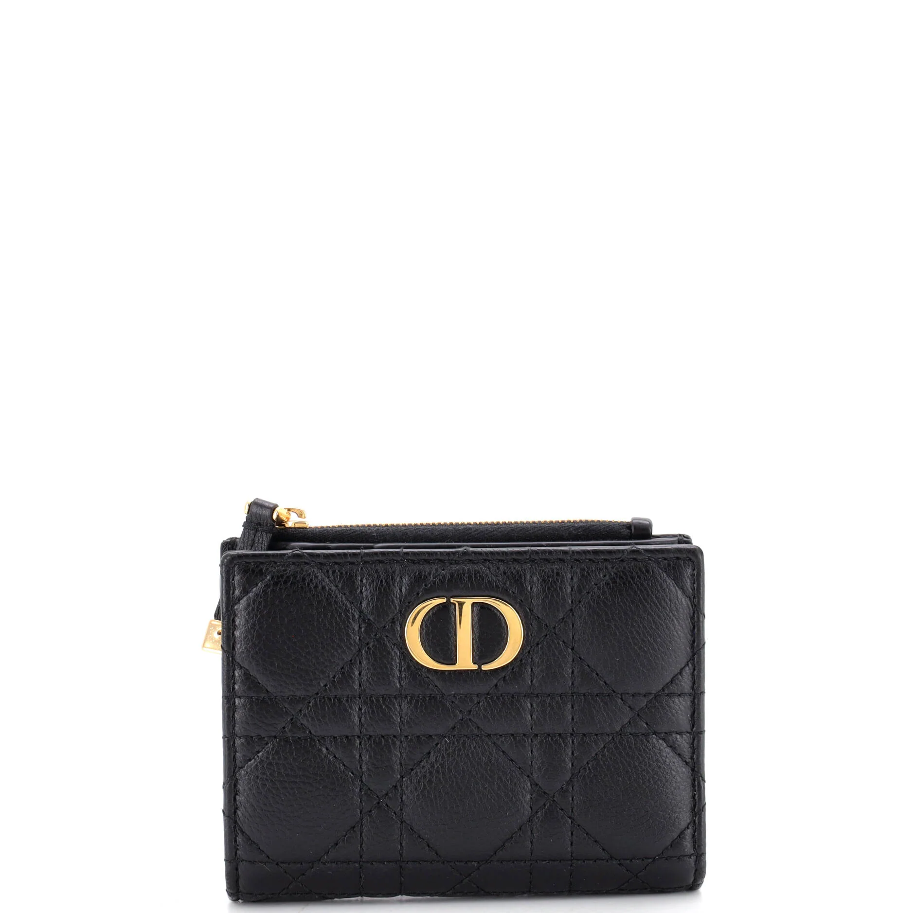 Caro Dahlia Wallet Cannage Calfskin