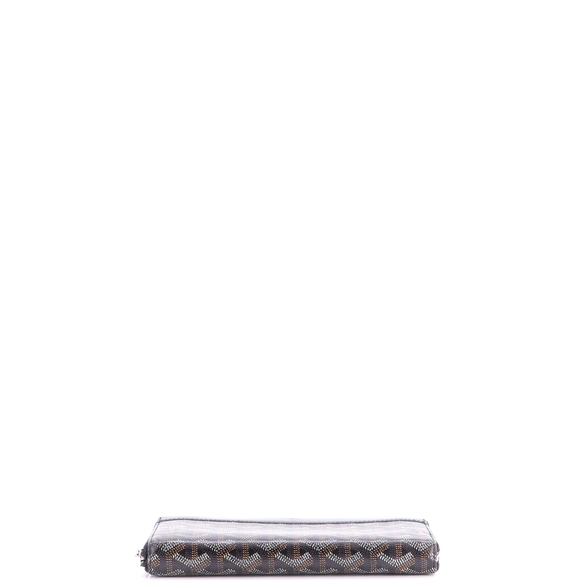 Matignon Zip Wallet Coated Canvas with Leather - Image 4