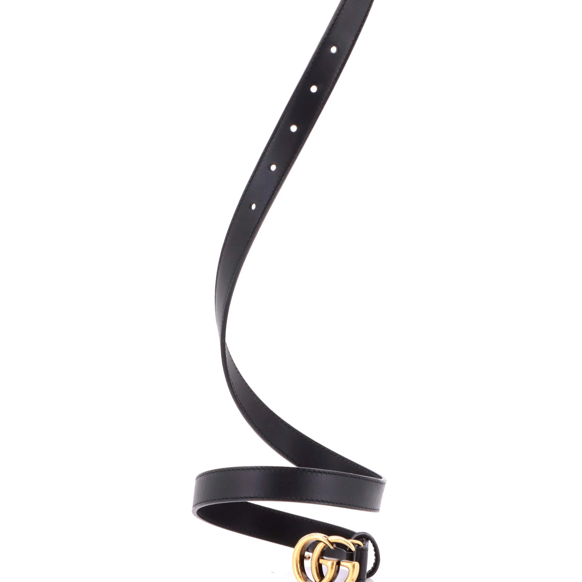 GG Marmont Belt Leather Thin 70 - Image 2