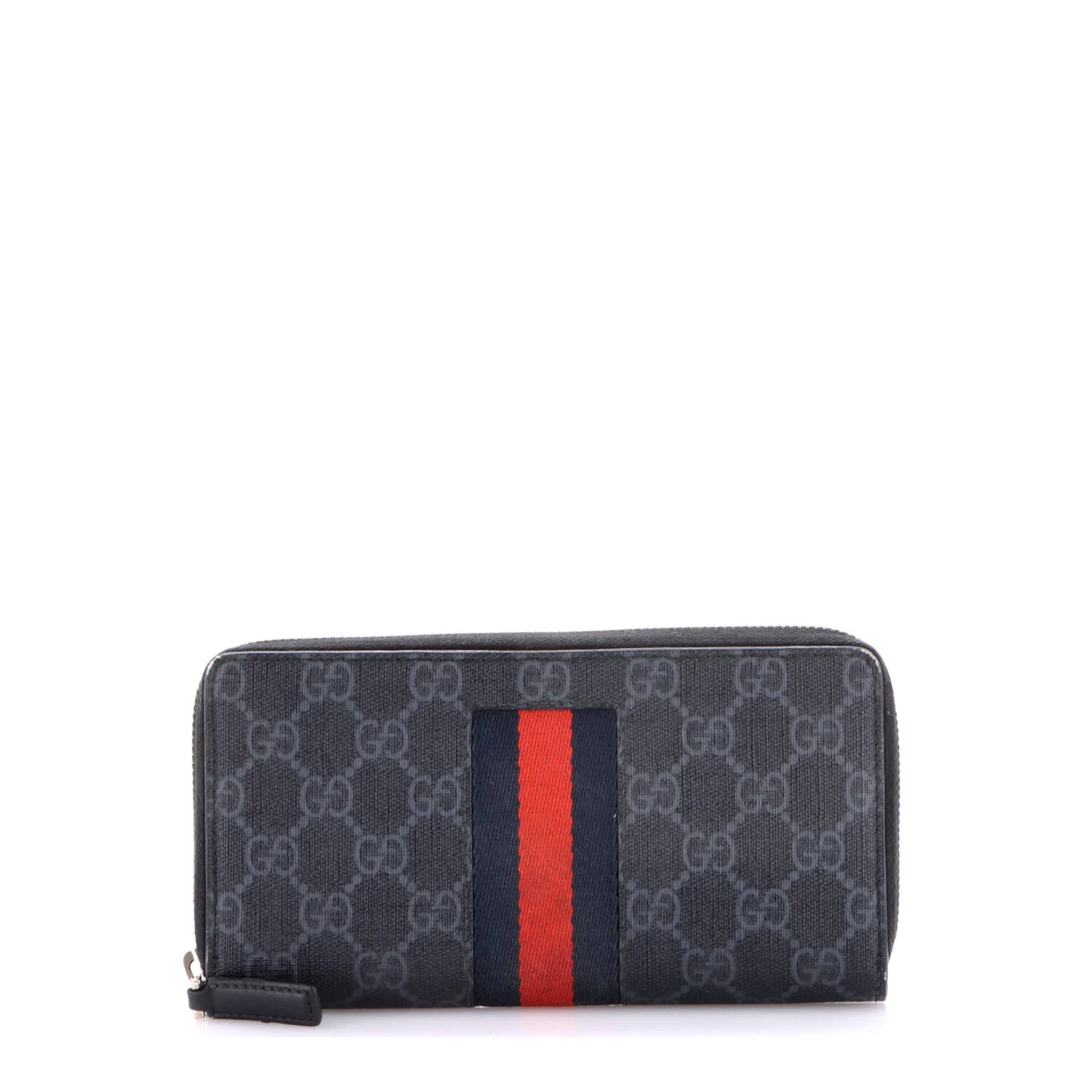 Web Zip Around Wallet GG Coated Canvas