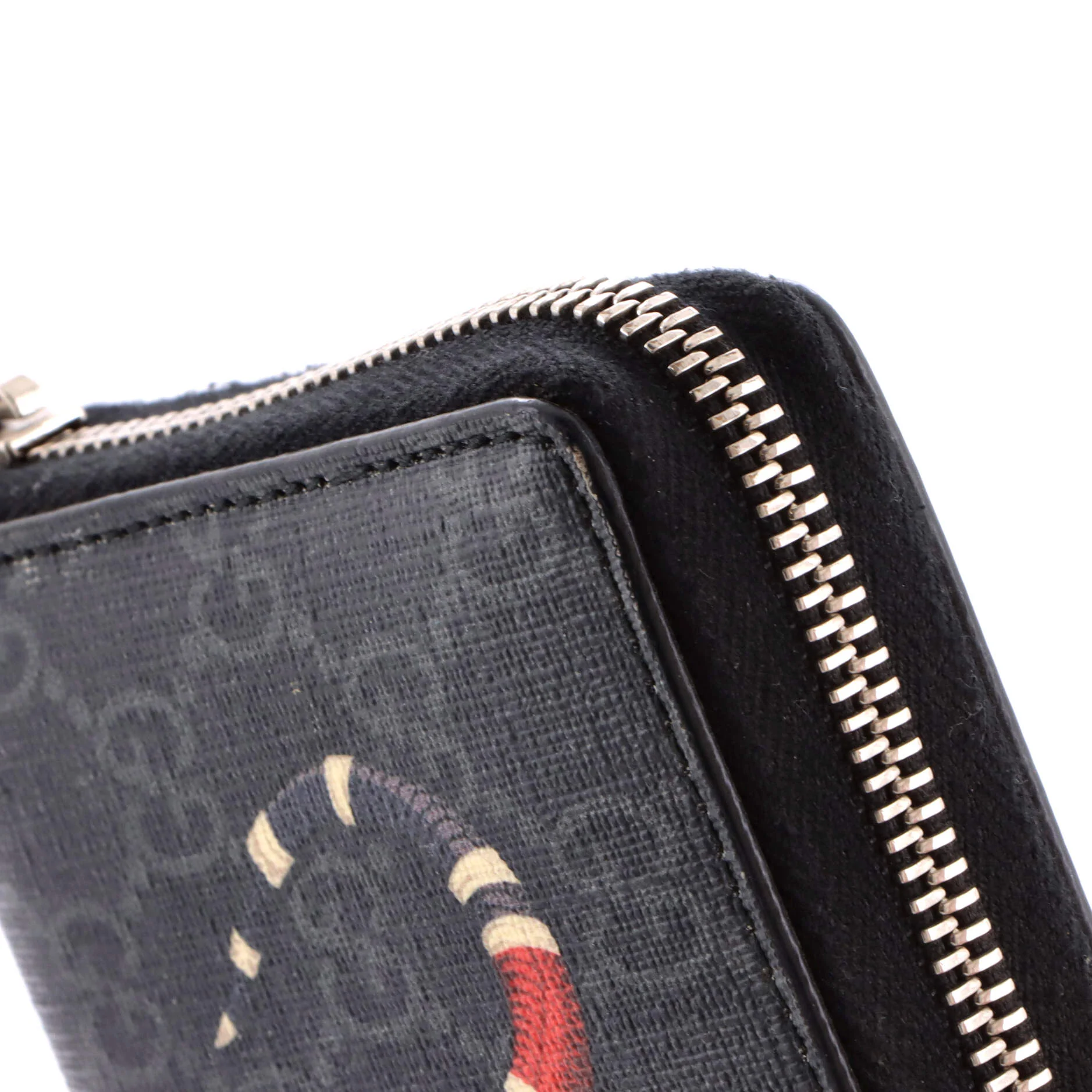 Zip Around Wallet Printed GG Coated Canvas - Image 6