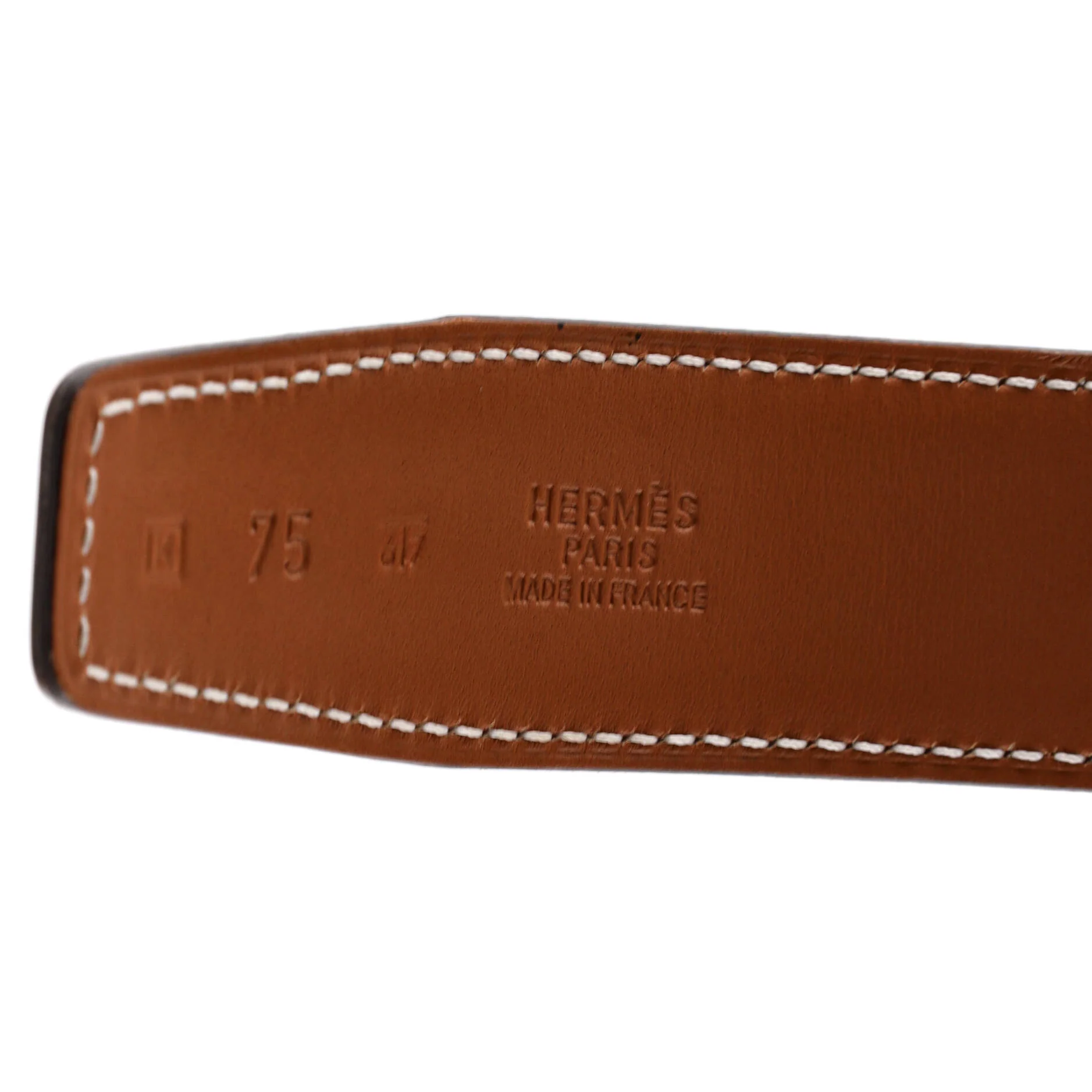 Lucky H Belt Leather Medium 90 - Image 3