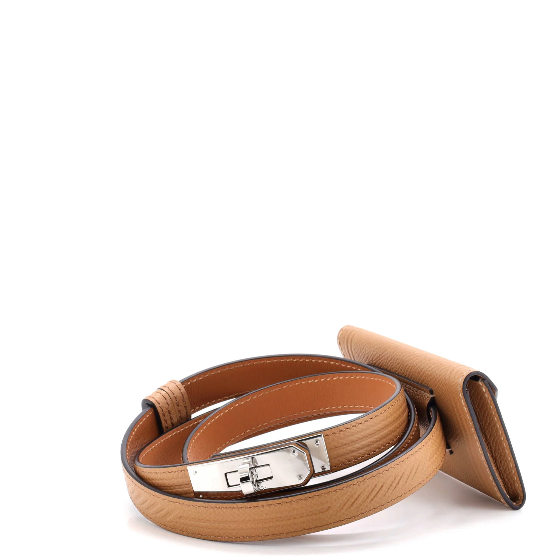 Quadrige Kelly Pocket Belt Leather Thin