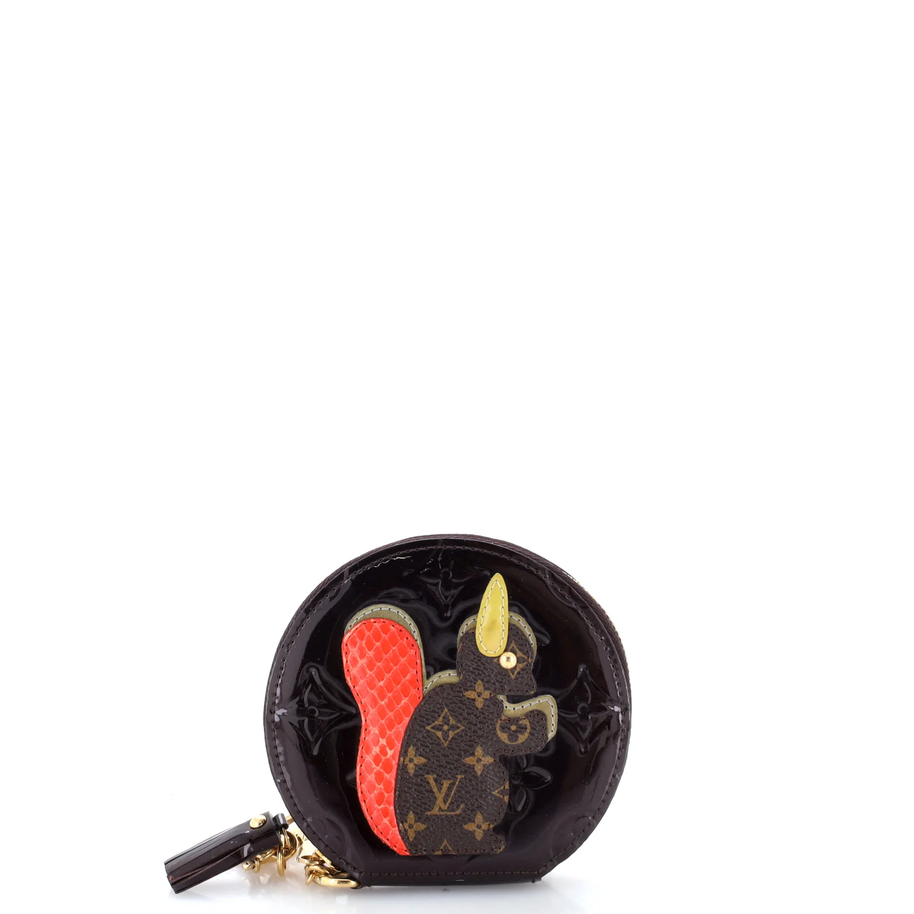 Boite Chapeau Coin Purse Monogram Vernis Animania Micro