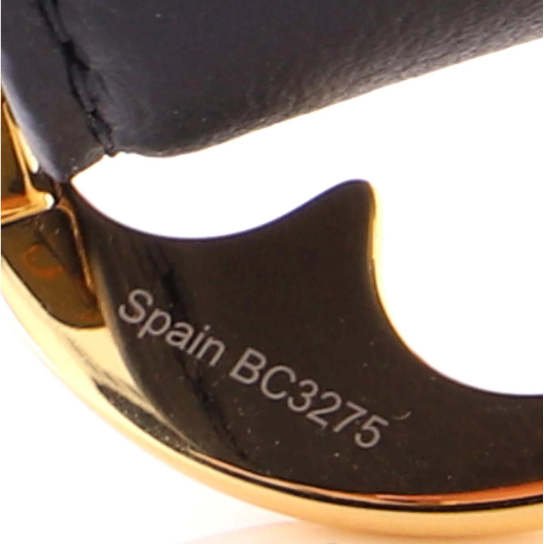 Flowergram Round Reversible Belt Monogram Embossed Leather with Monogram Canvas Medium - Image 3