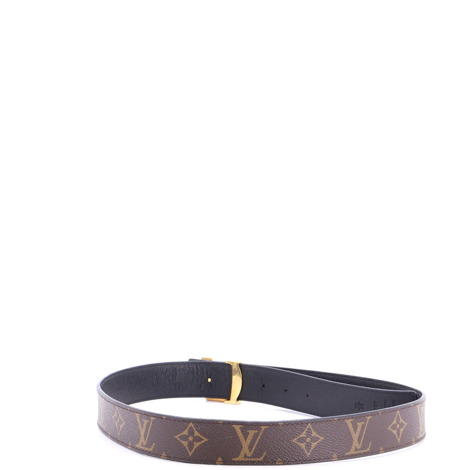 LV Iconic Reversible Belt Monogram Canvas and Leather Medium - Image 3
