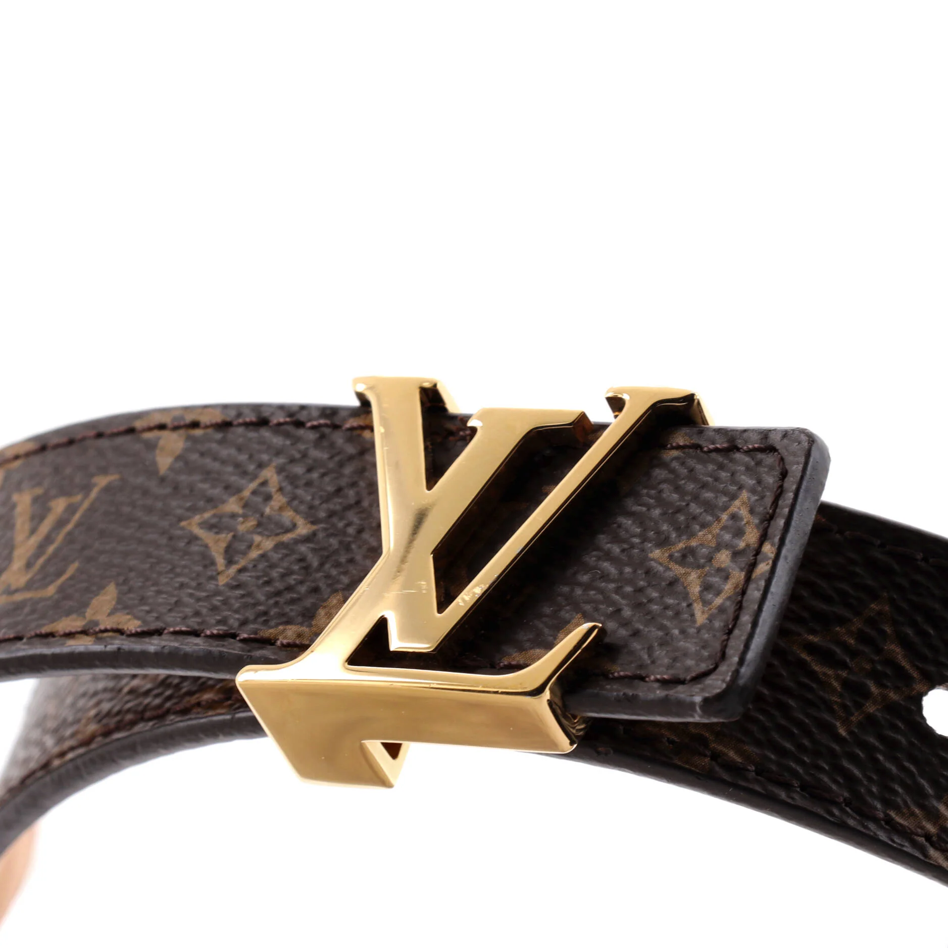 LV Initiales Belt Monogram Canvas Thin - Image 4