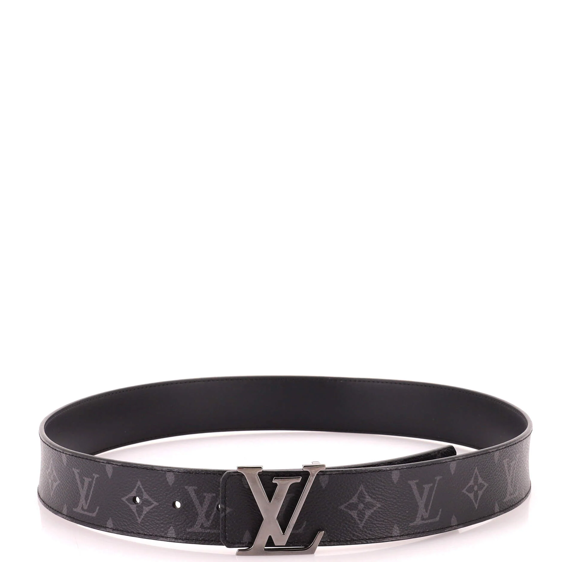 LV Initiales Reversible Belt Monogram Eclipse Canvas and Leather Wide - Image 2