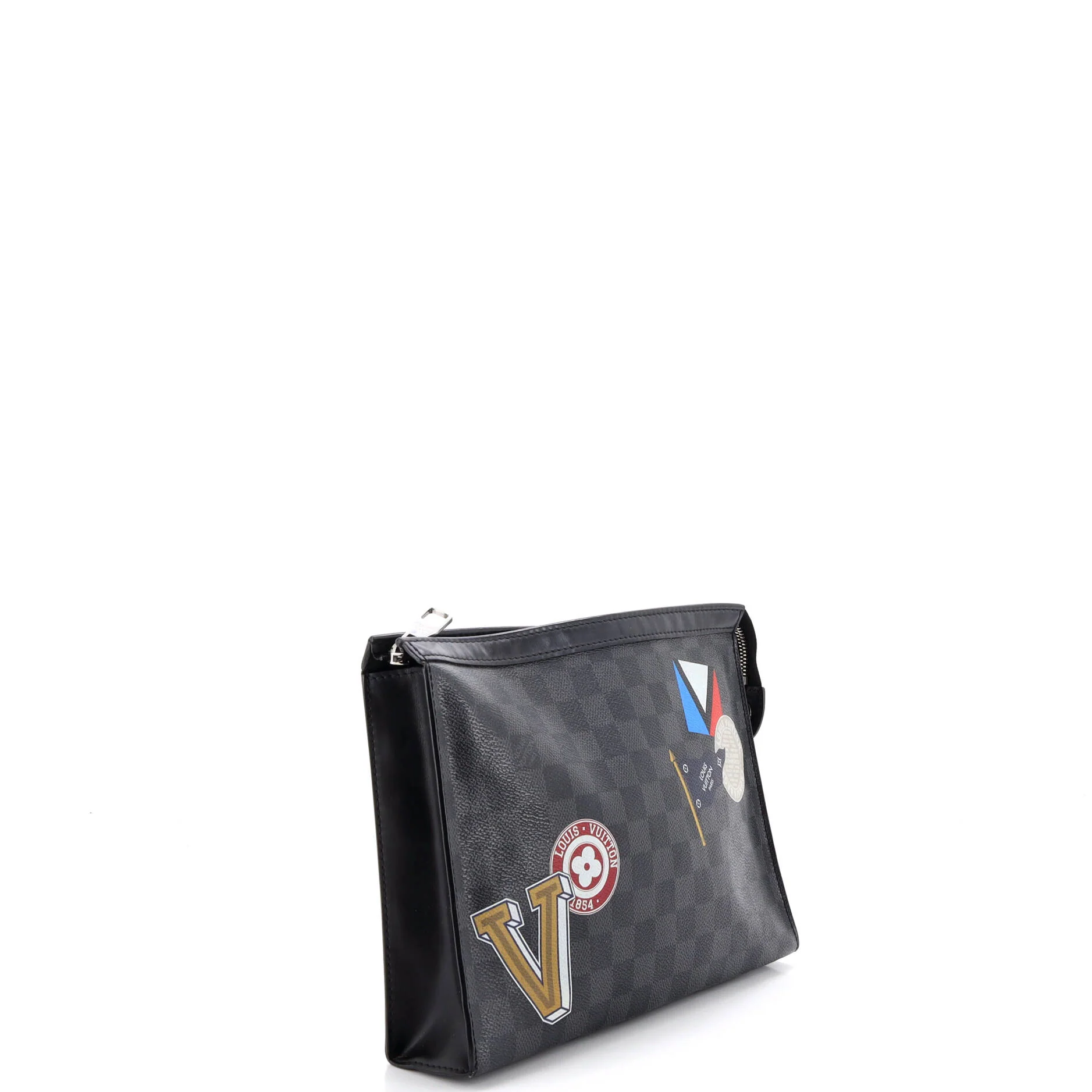 Pochette Voyage Limited Edition Damier Graphite LV League MM - Image 2