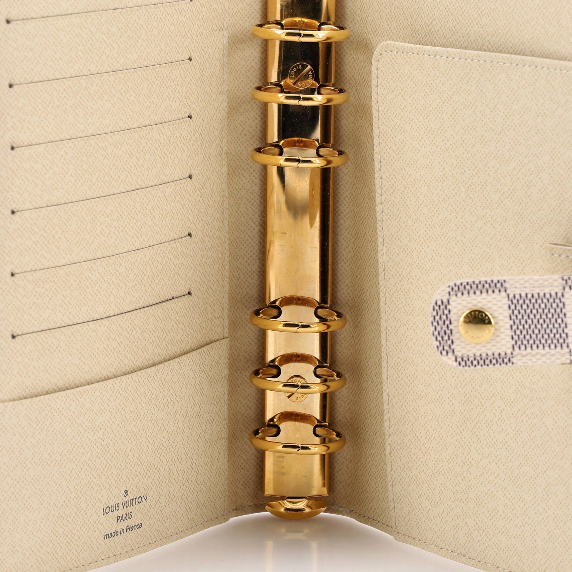 Ring Agenda Cover Damier MM - Image 5