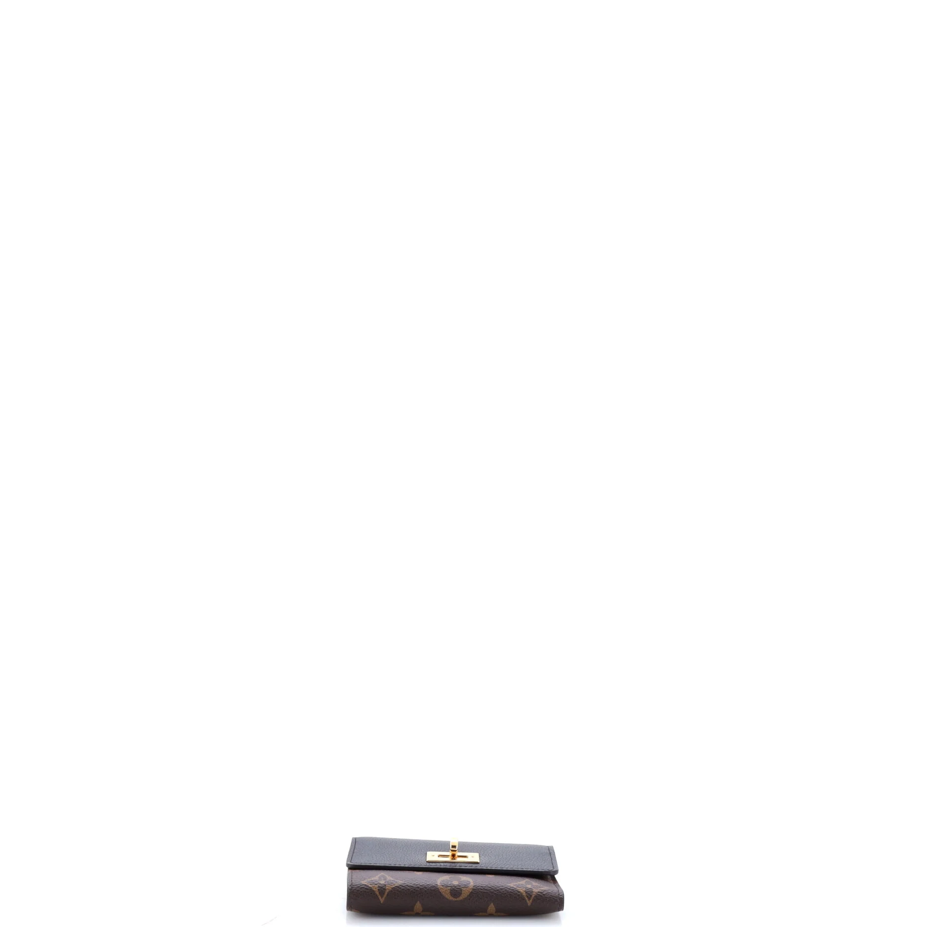 Victorine On My Side Wallet Leather and Monogram Canvas - Image 4