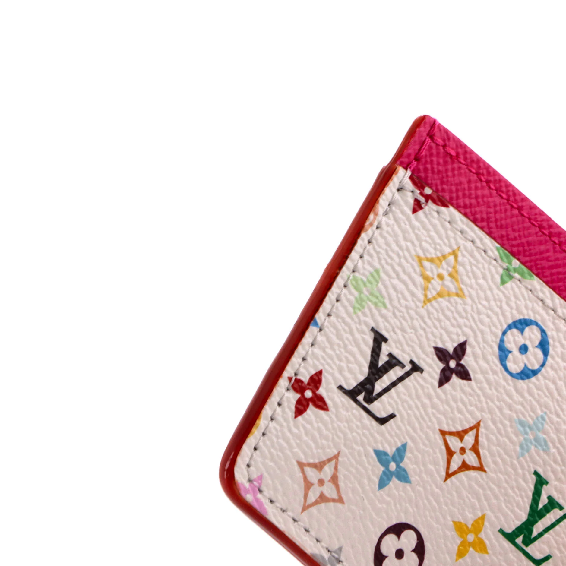 x Takashi Murakami Card Holder Monogram Multicolor with Leather - Image 6
