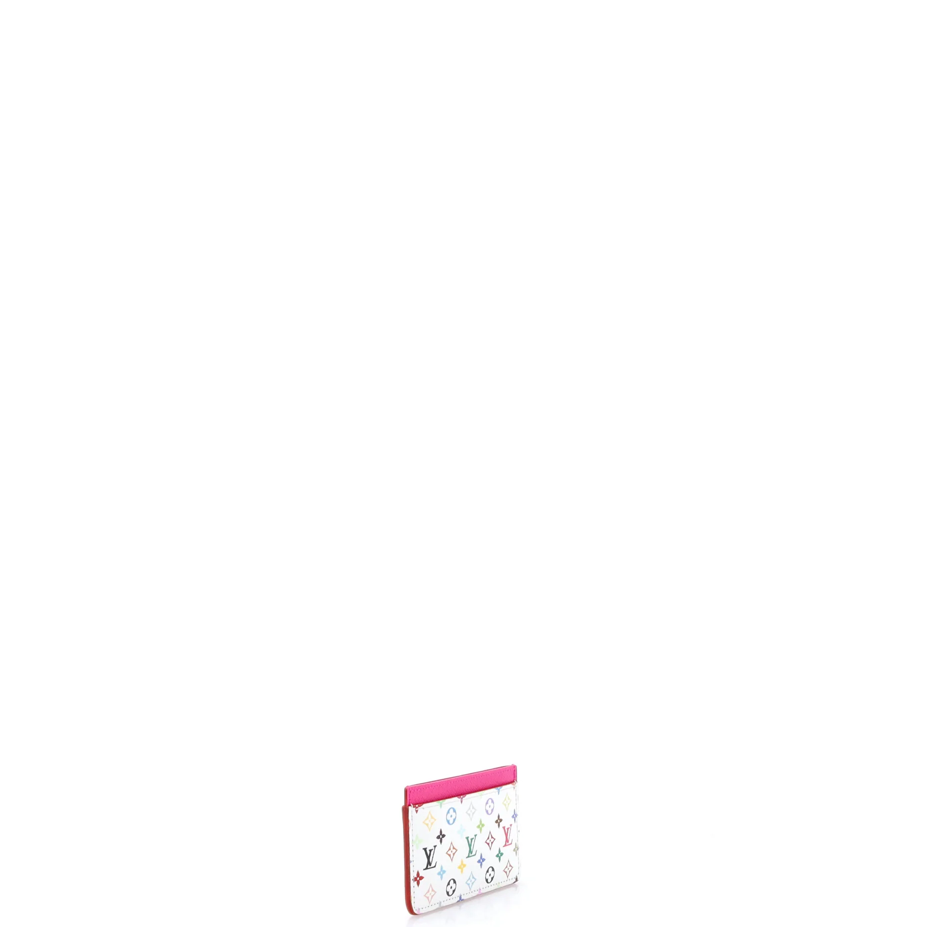 x Takashi Murakami Card Holder Monogram Multicolor with Leather - Image 2
