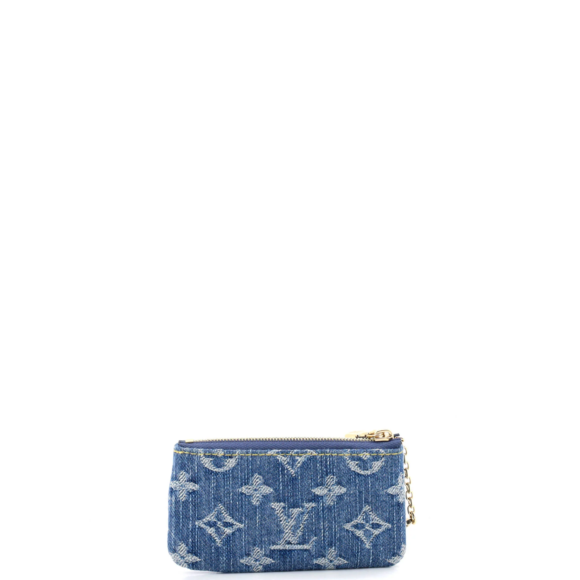 x Takashi Murakami Key Pouch Limited Edition Monogram Cerises Denim - Image 3