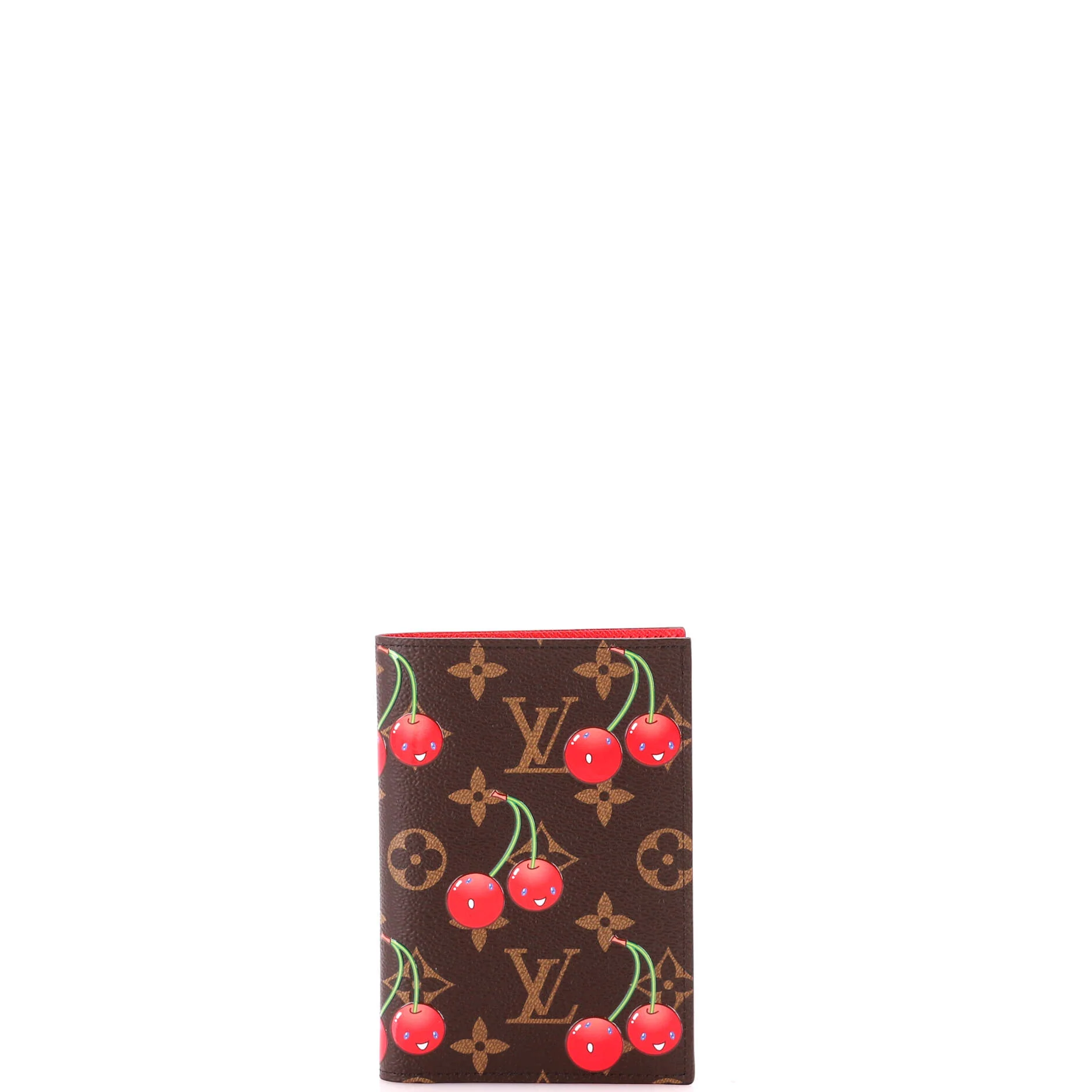 x Takashi Murakami Passport Cover Limited Edition Monogram Cerises