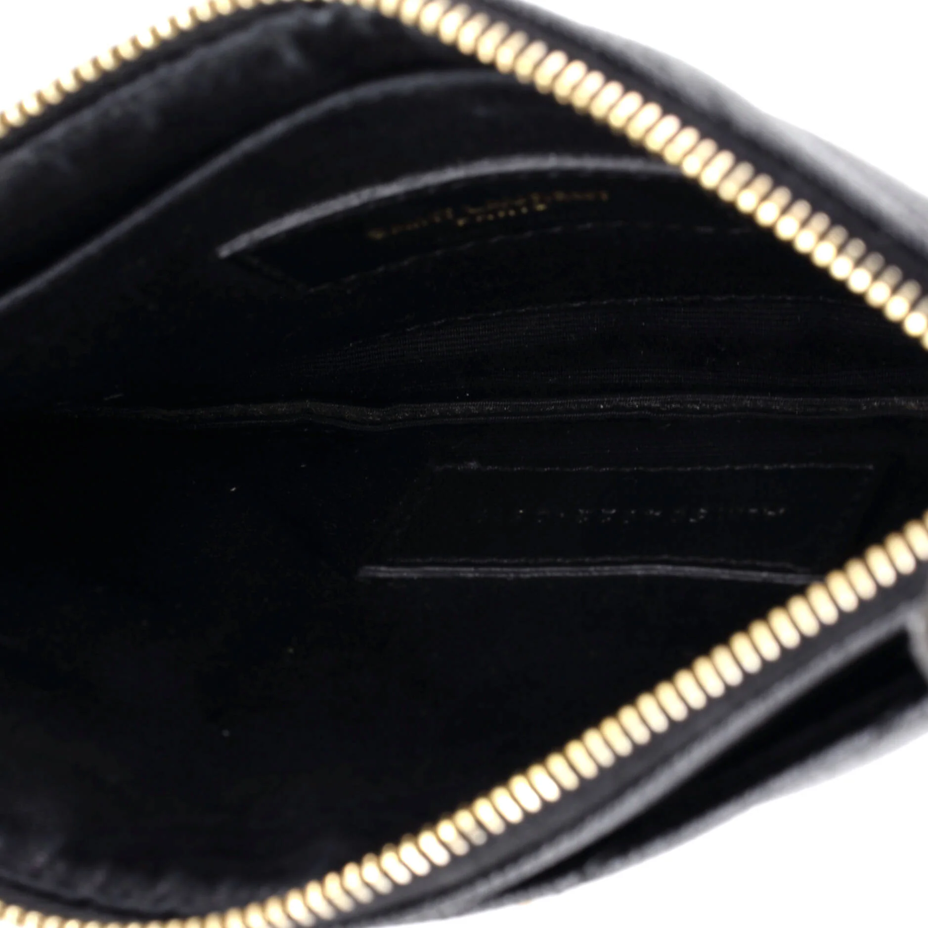 Classic Monogram Zip Bill Pouch Matelasse Chevron Leather Medium - Image 5