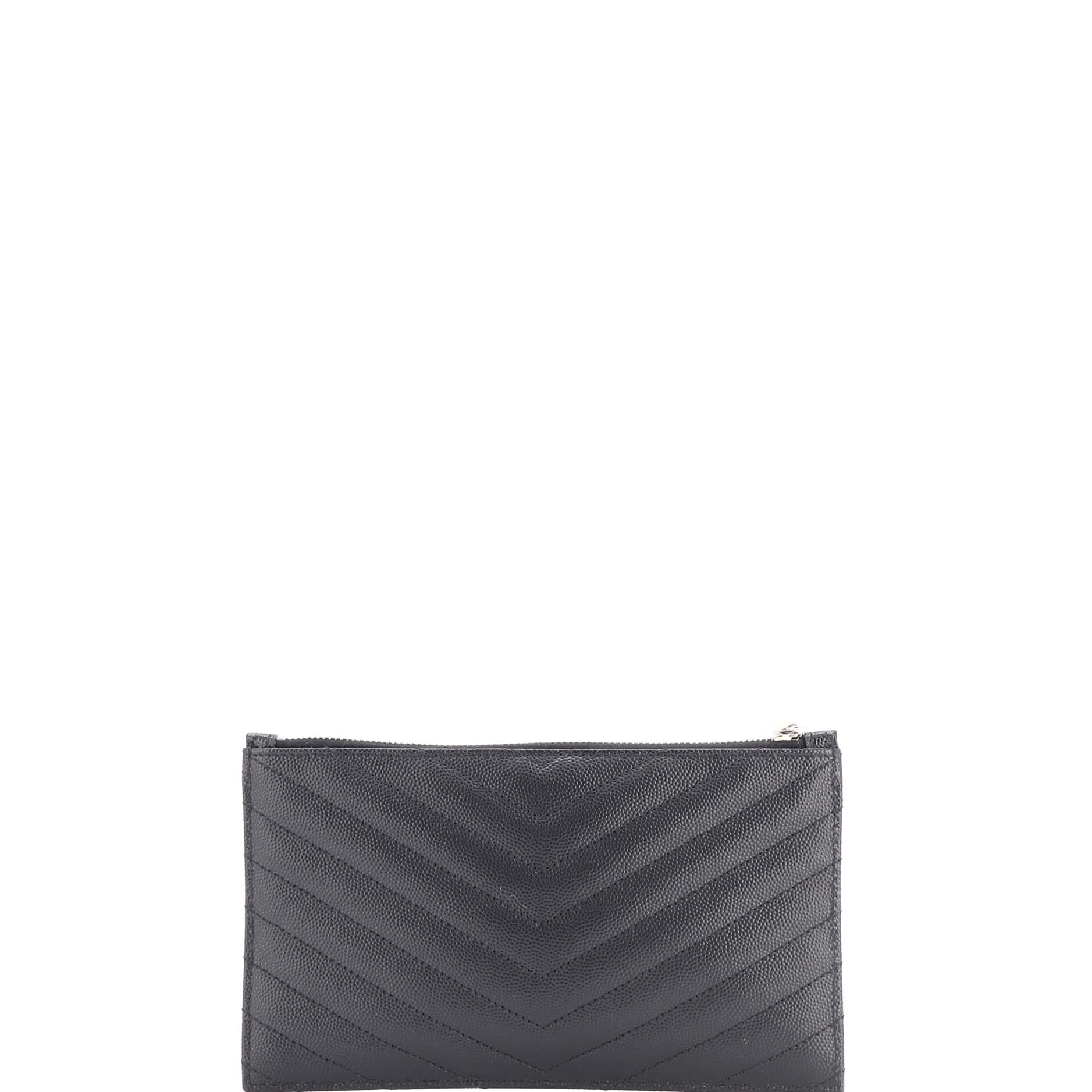 Classic Monogram Zip Bill Pouch Matelasse Chevron Leather Medium - Image 3
