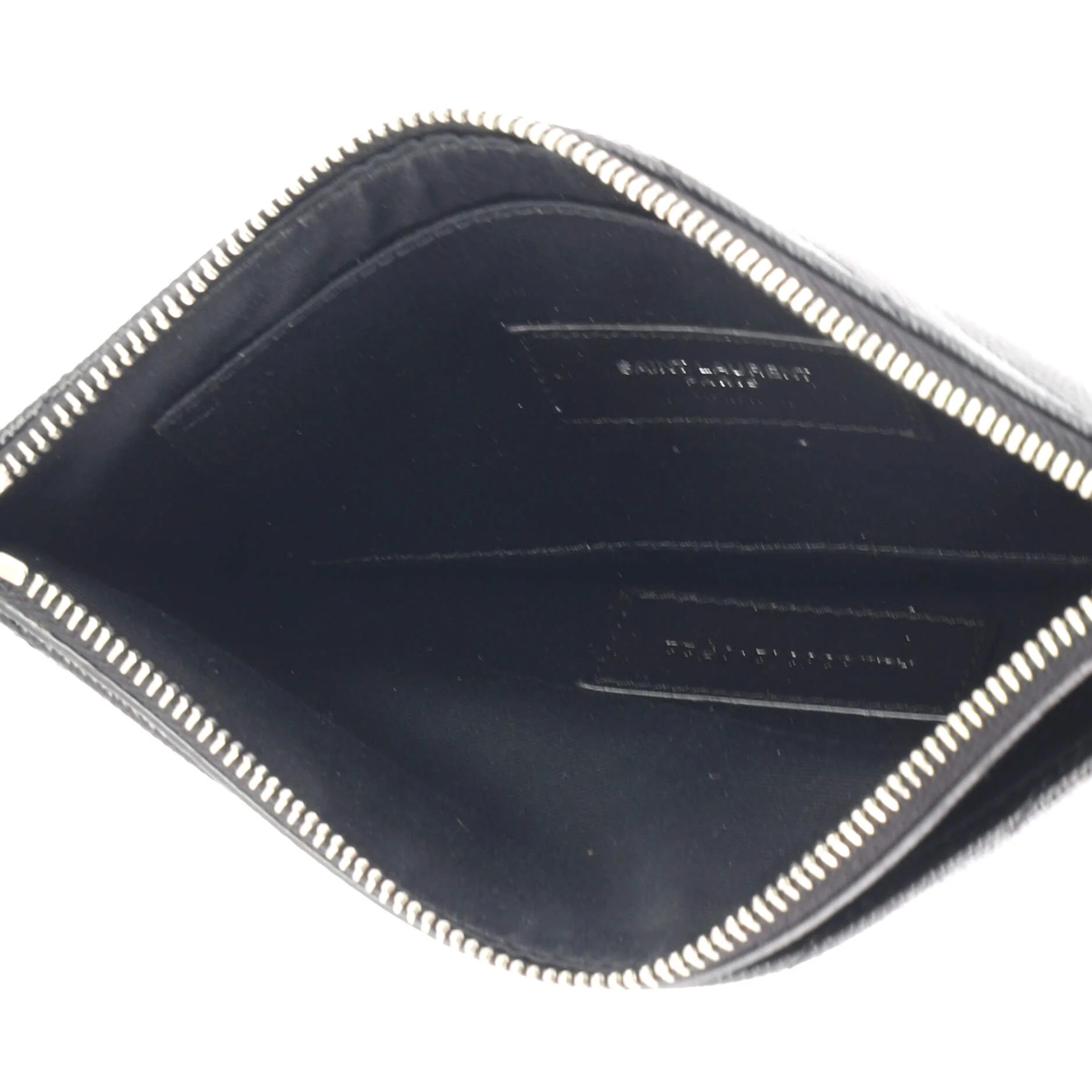 Classic Monogram Zip Bill Pouch Matelasse Chevron Leather Medium - Image 5
