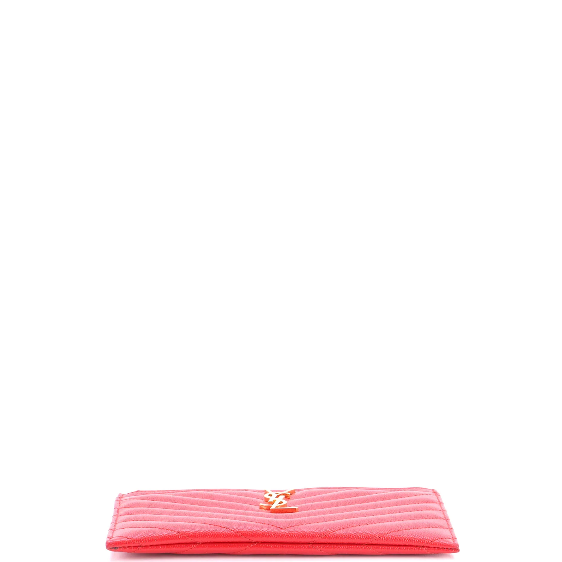 Classic Monogram Zip Bill Pouch Matelasse Chevron Leather Medium - Image 4