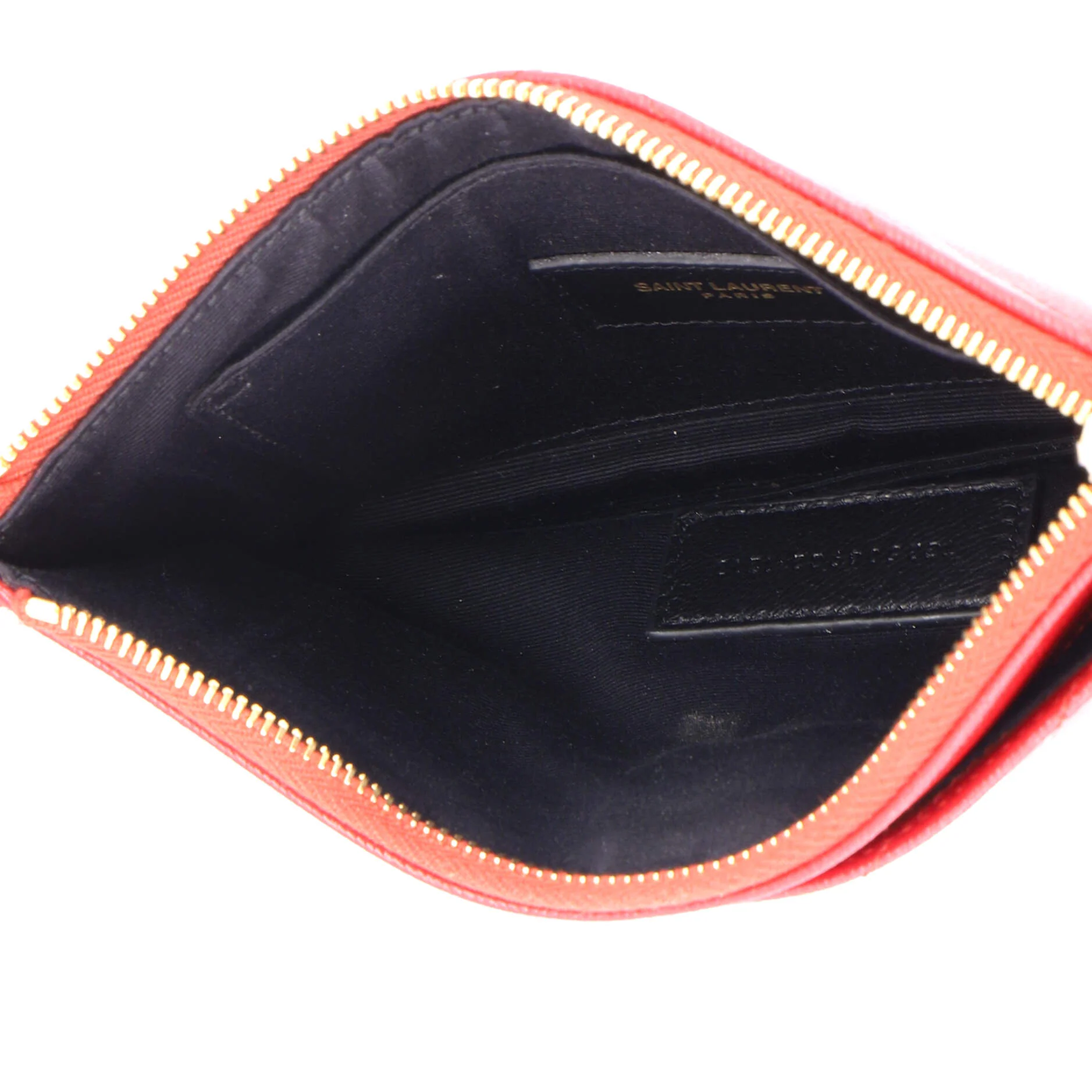 Classic Monogram Zip Bill Pouch Matelasse Chevron Leather Medium - Image 5
