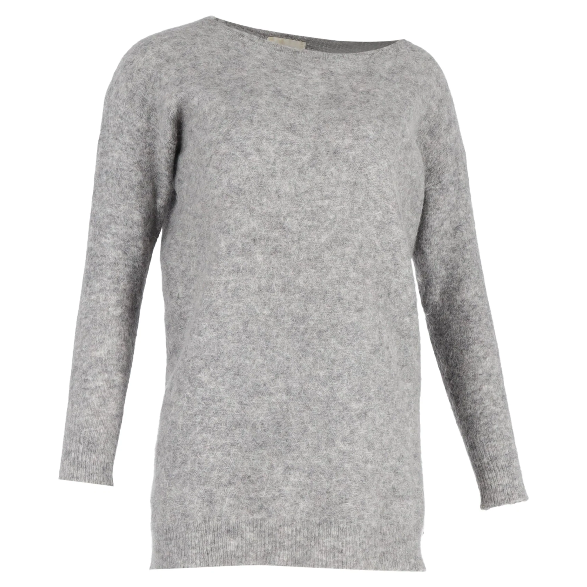 Women's Acne Studios Knitted Sweater in Grey Wool