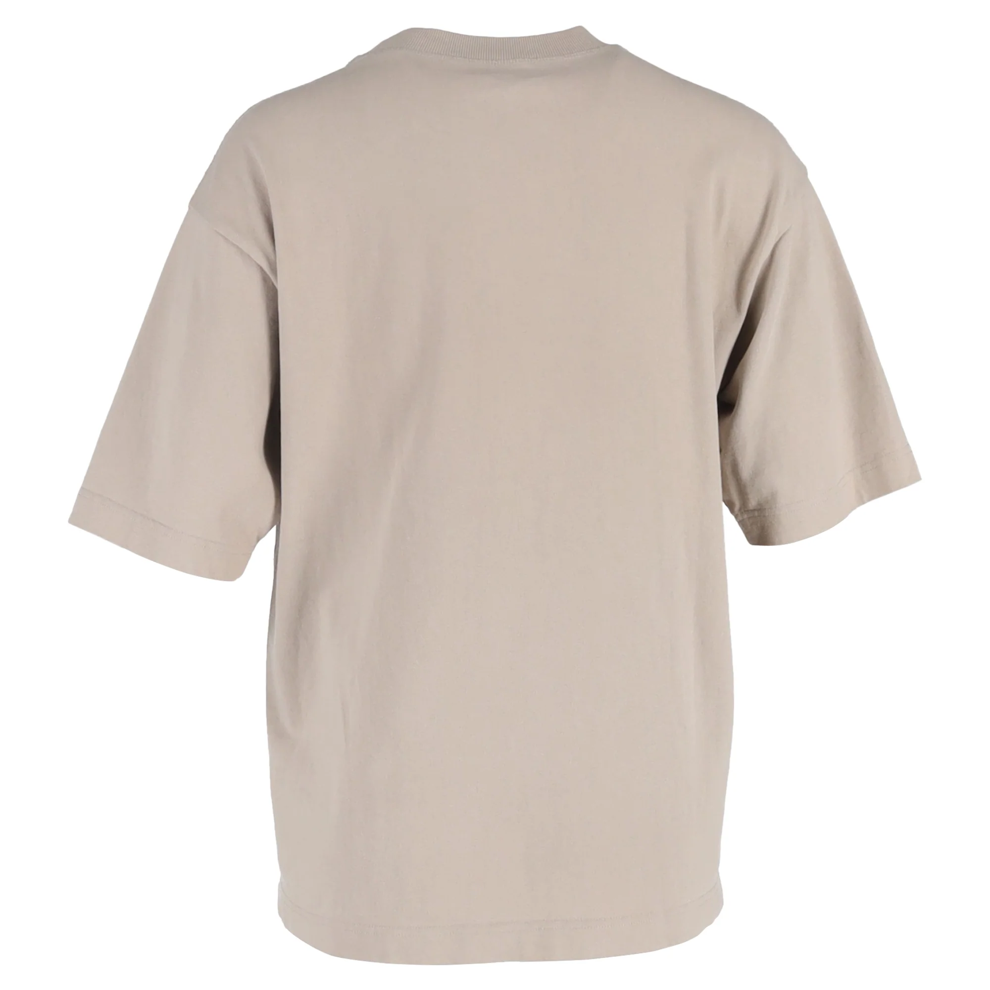 Women's Acne Studios Logo T-shirt in Beige Cotton - Image 3