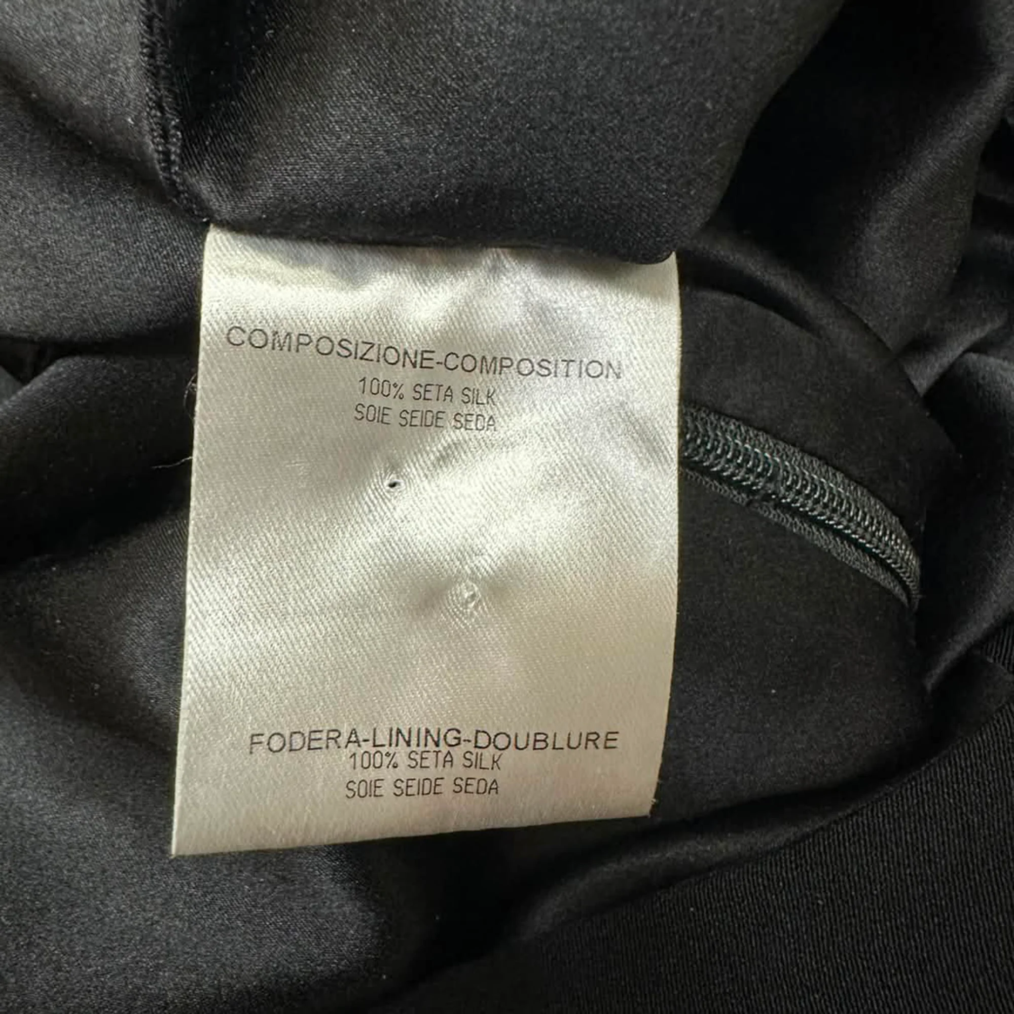 Women's Alexander McQueen Cowl Neck Midi Dress in Black Silk - Image 6