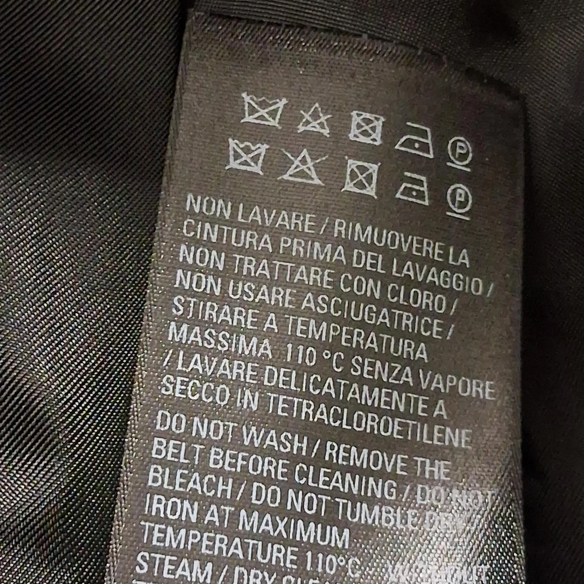 Men's Balenciaga Long Coat in Black Cotton - Image 7