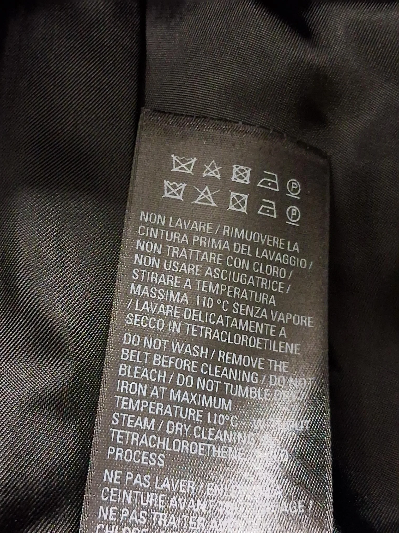 Men's Balenciaga Long Coat in Black Cotton - Image 8