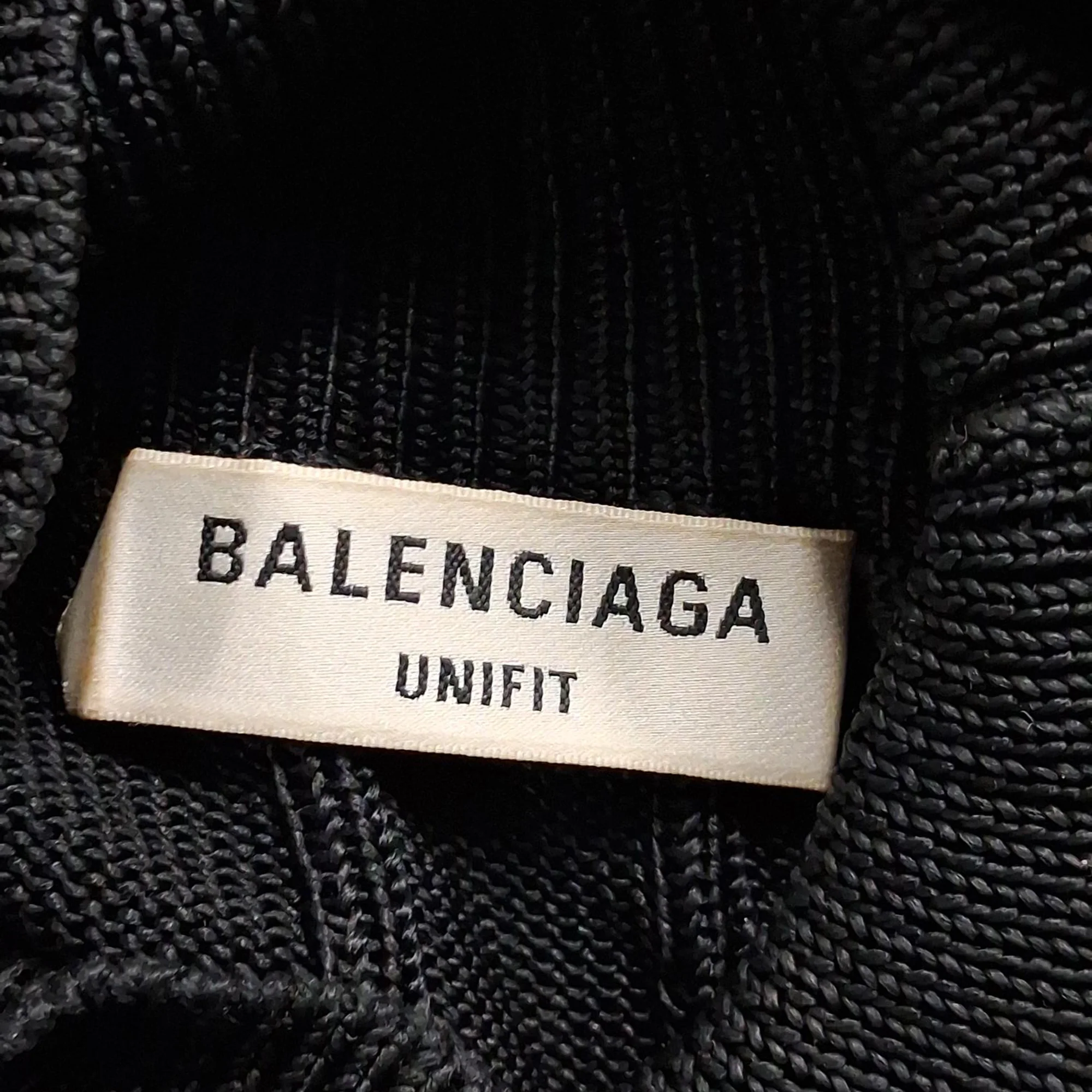 Men's Balenciaga Oversized Turtleneck Pullover in Black Silk - Image 7