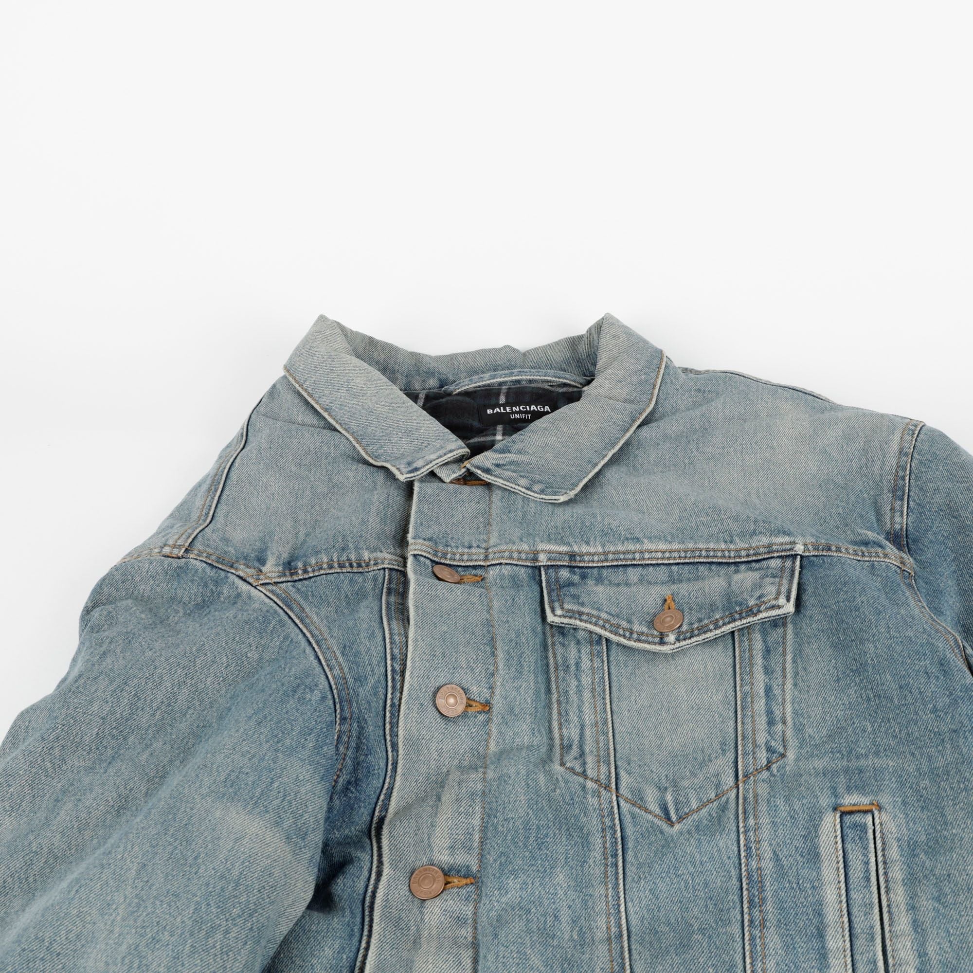 Women's Asymmetric Denim Jacket - Image 4