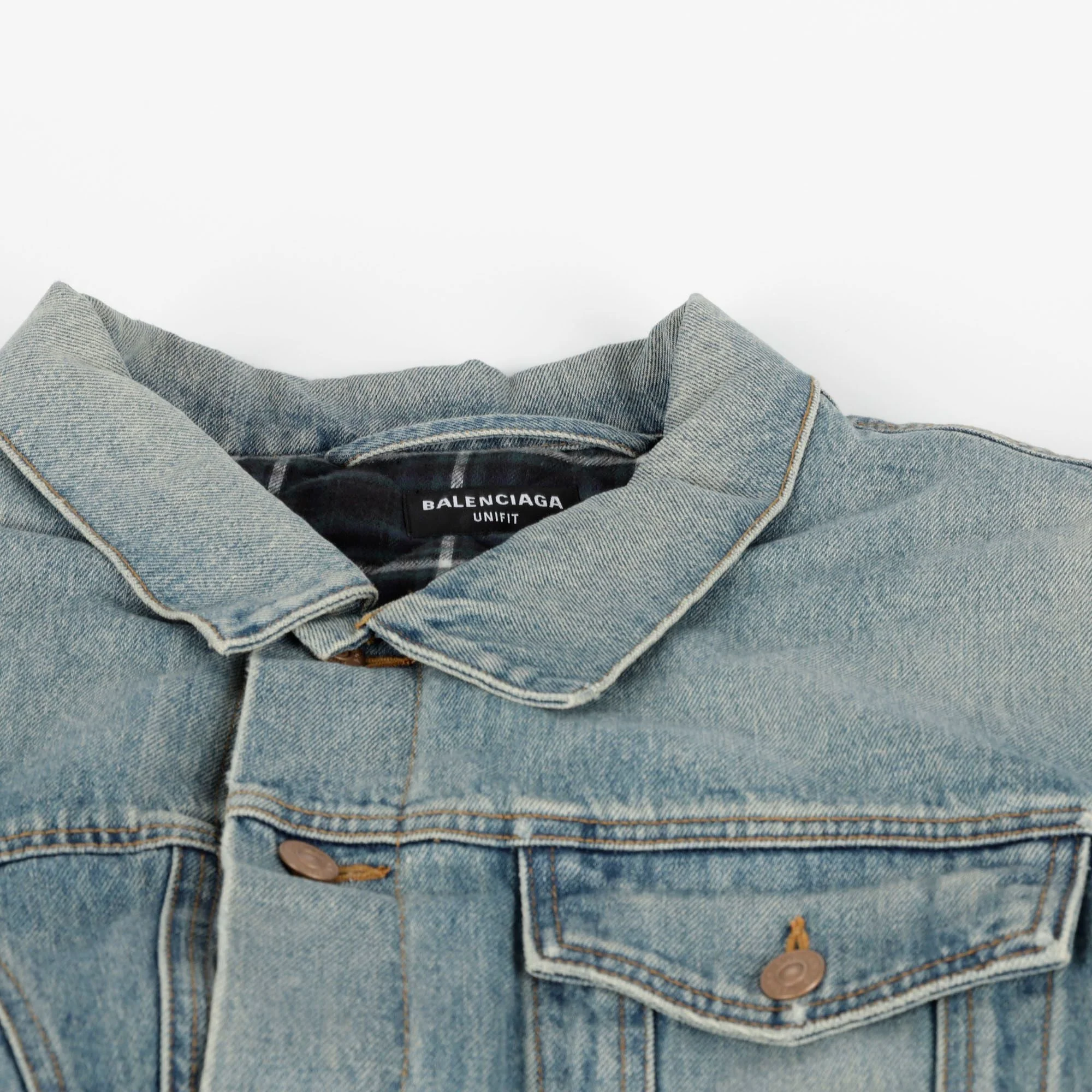 Women's Asymmetric Denim Jacket - Image 5