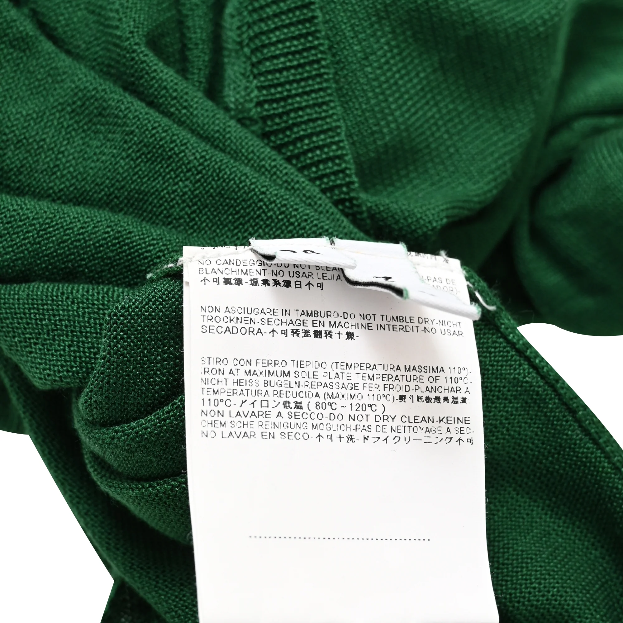 Women's Balenciaga Cowl Neck Blouse in Green Viscose - Image 8